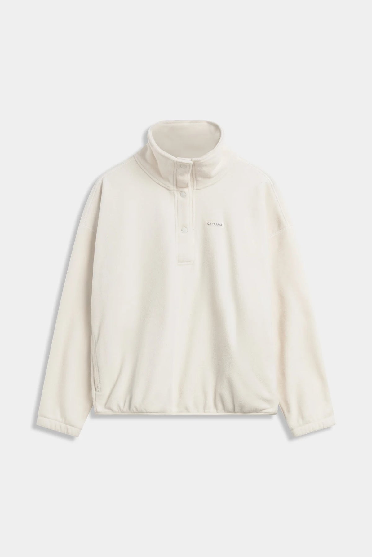 Polar Fleece Half-Snap Pullover Creme