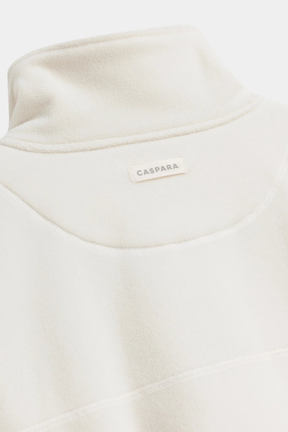 Polar Fleece Half-Snap Pullover Creme