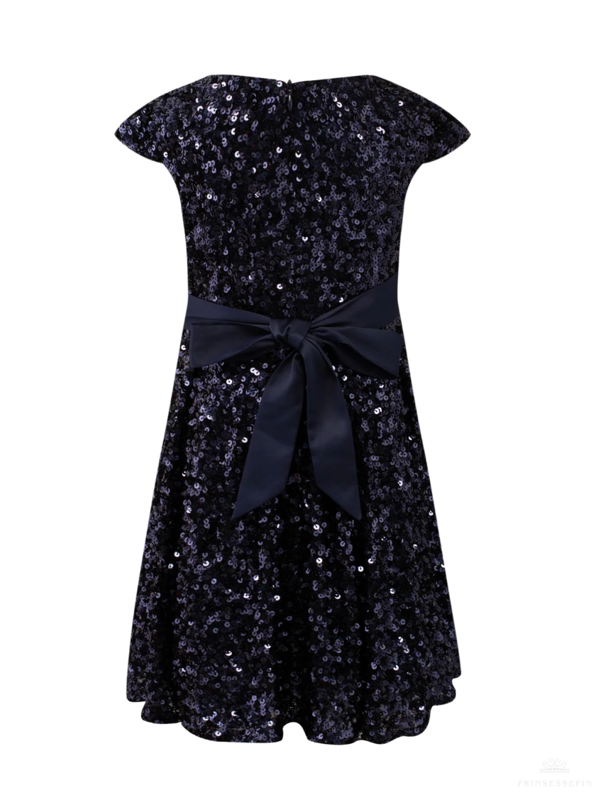 Sequin Dress Ensign Blue