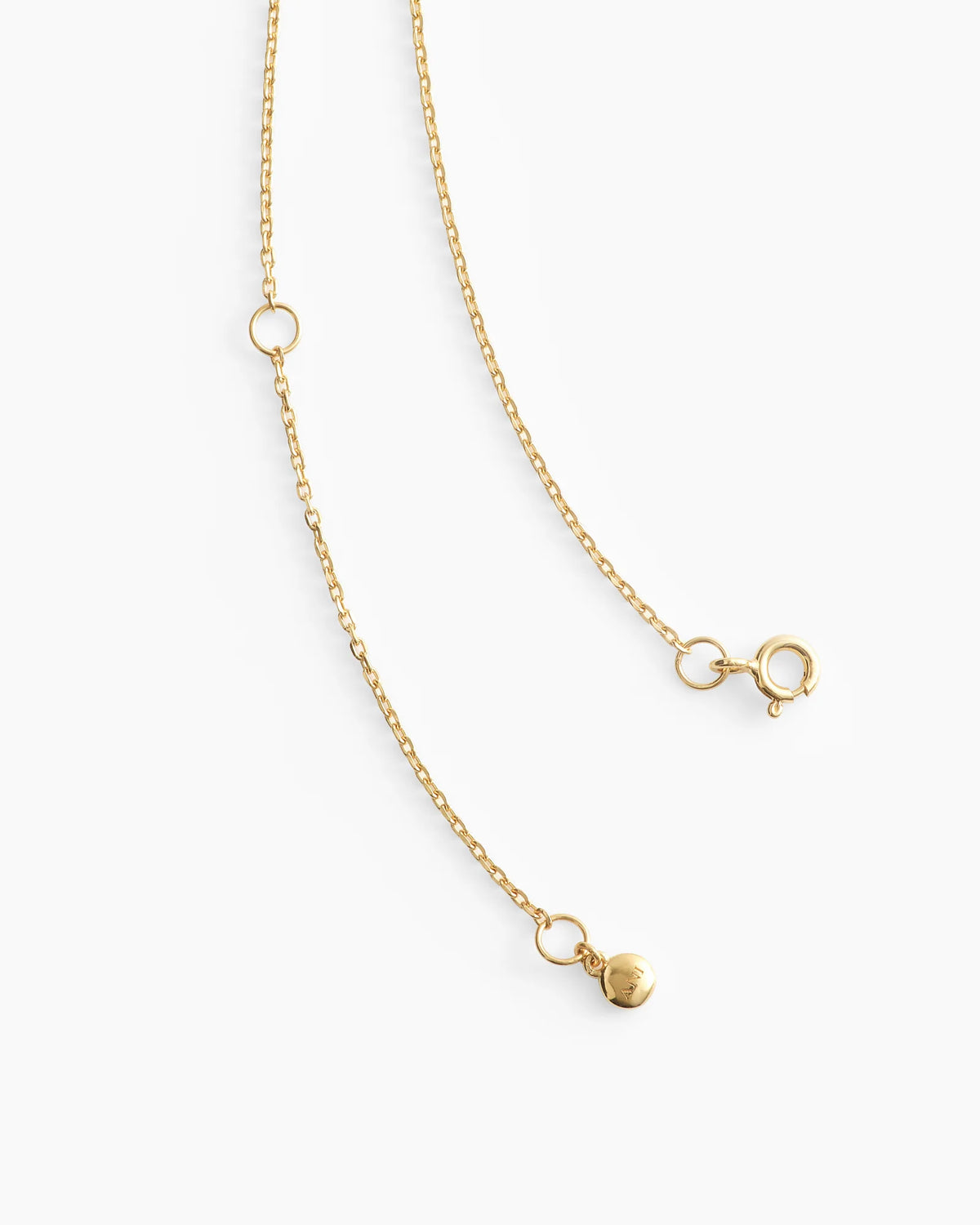 Solitaire Necklace 6mm Gold