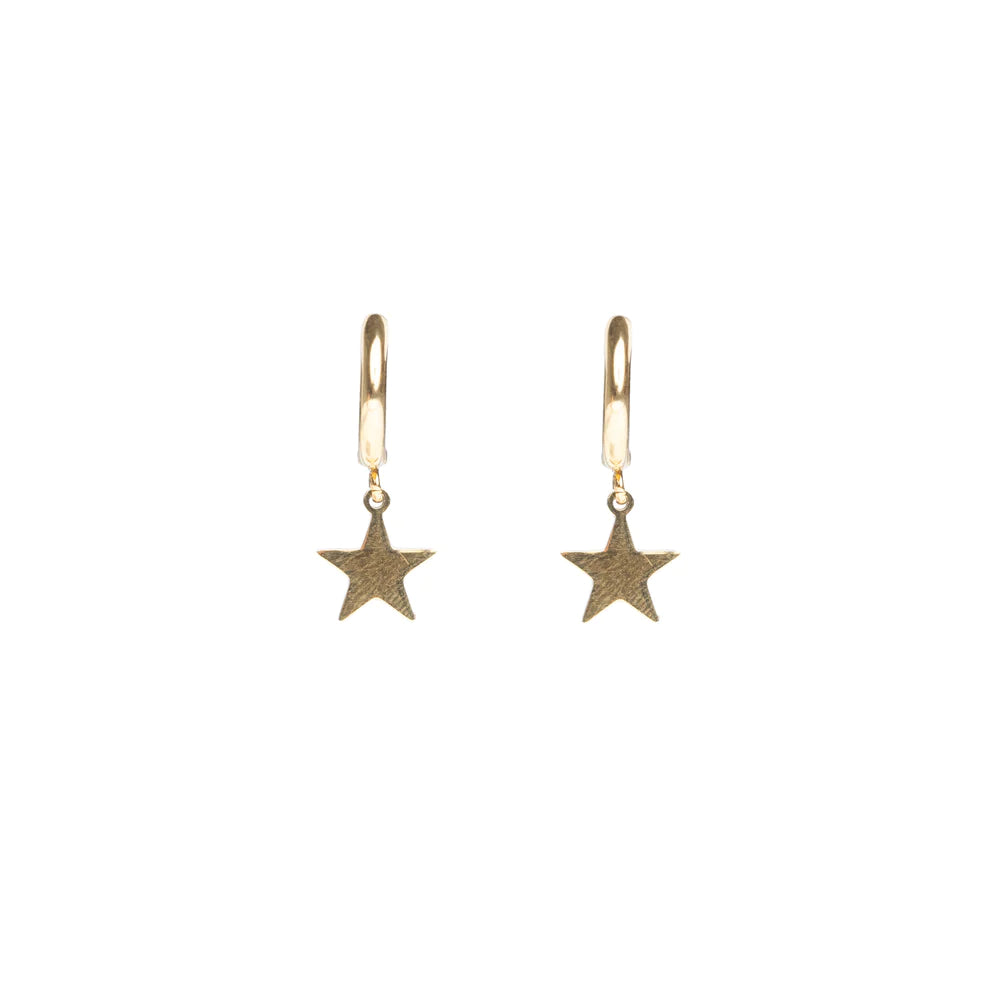 Star Hoop Gold