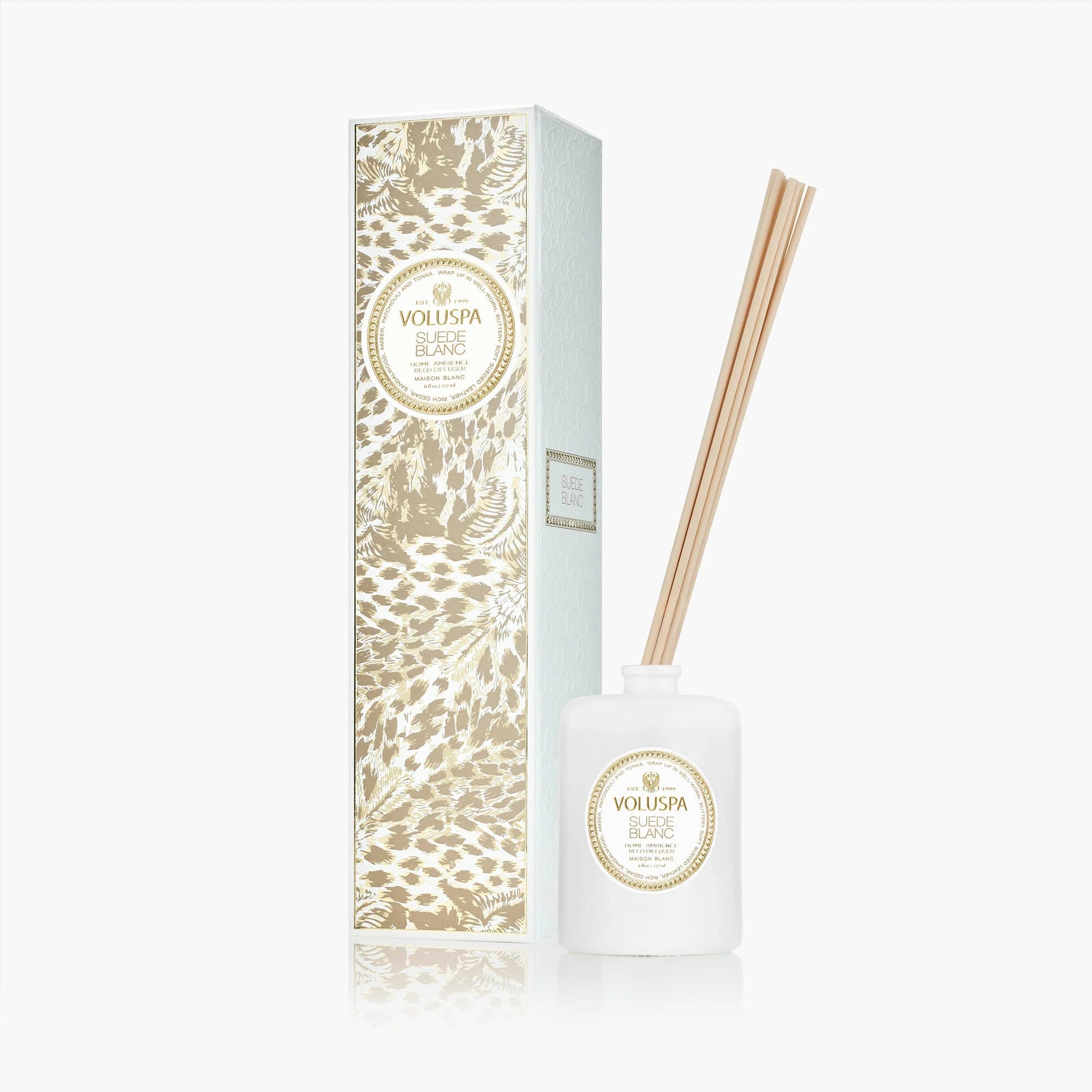 Reed Diffuser 177ml Suede Blanc