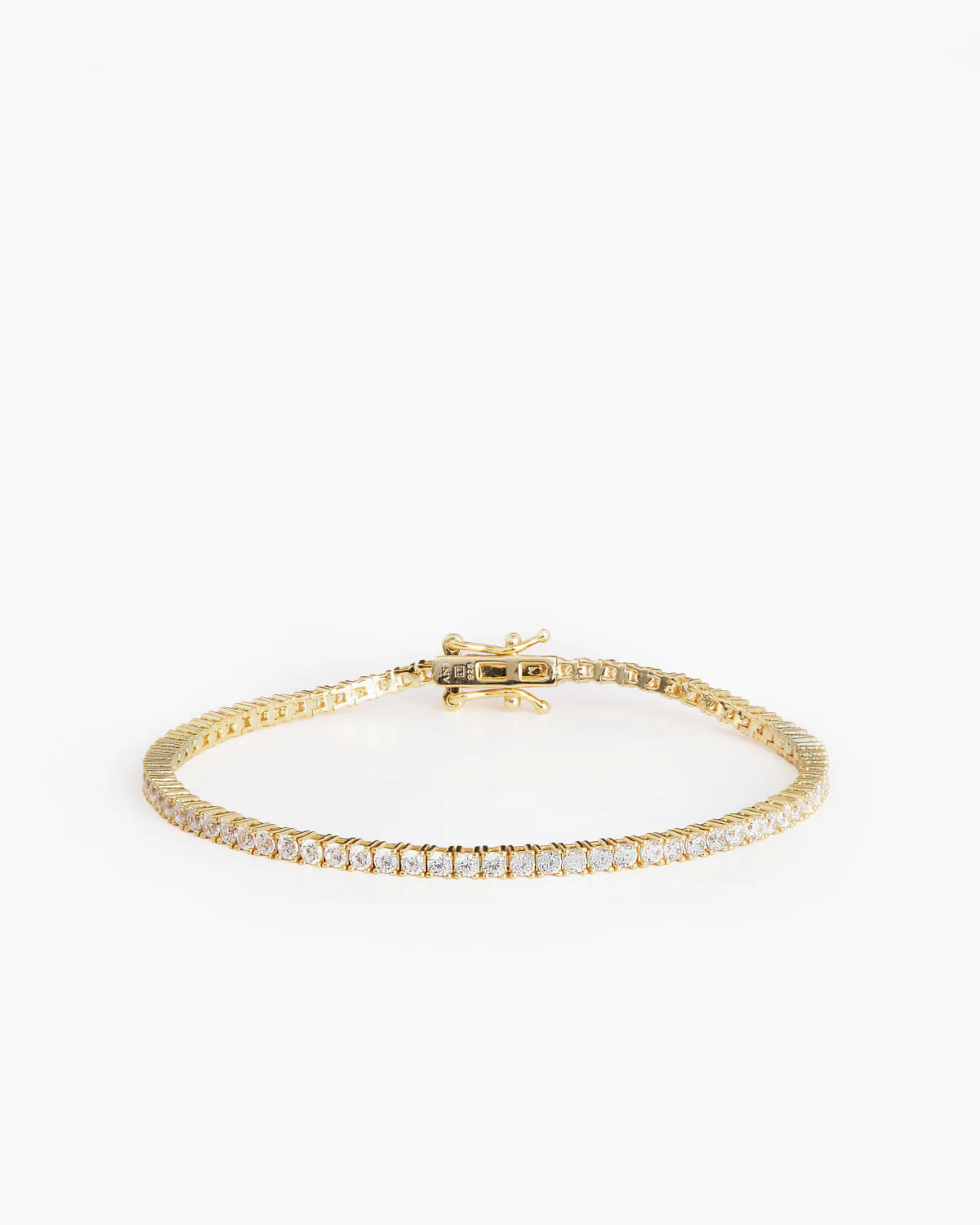 Tennis Bracelet 2mm Gold