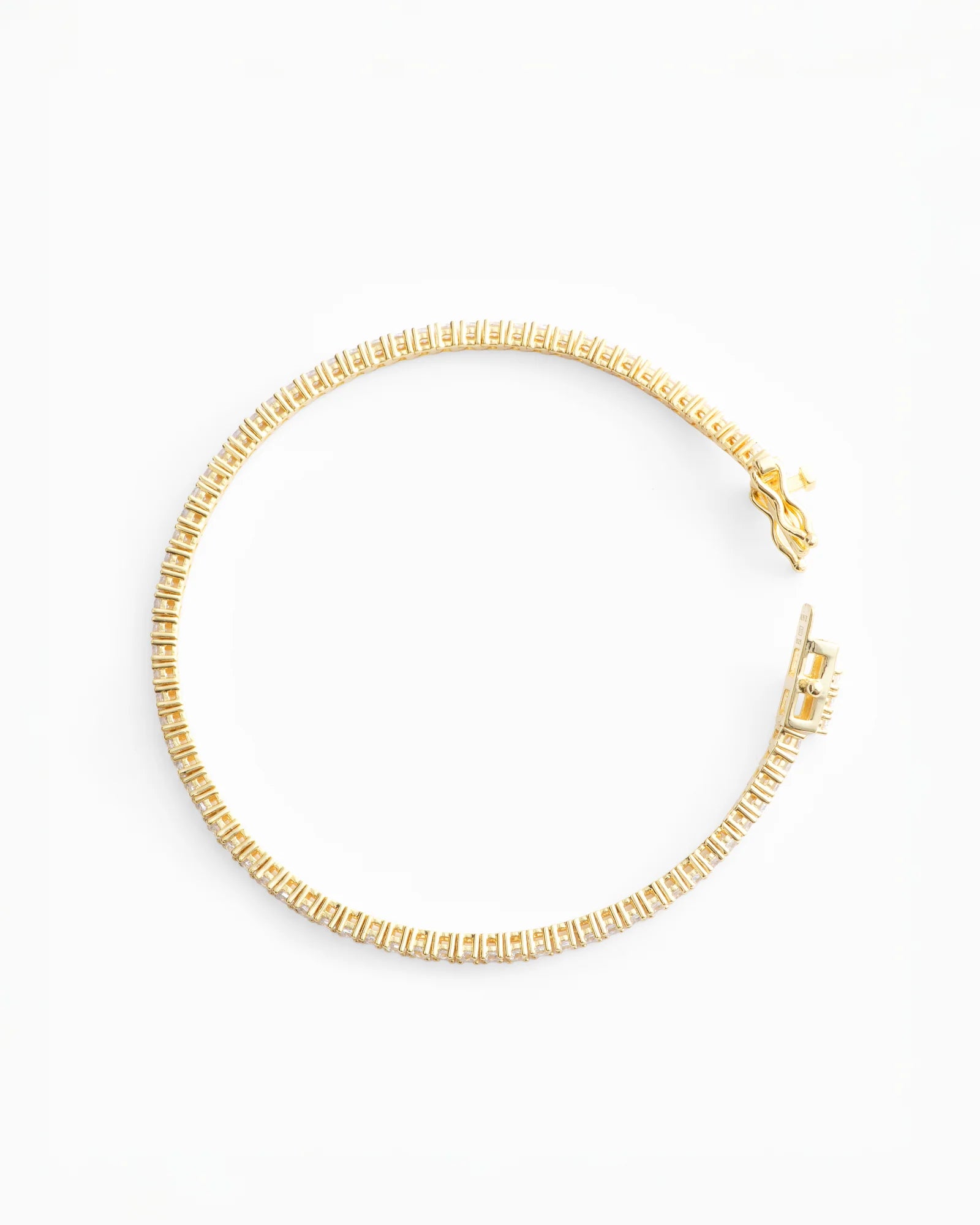 Tennis Bracelet 2mm Gold