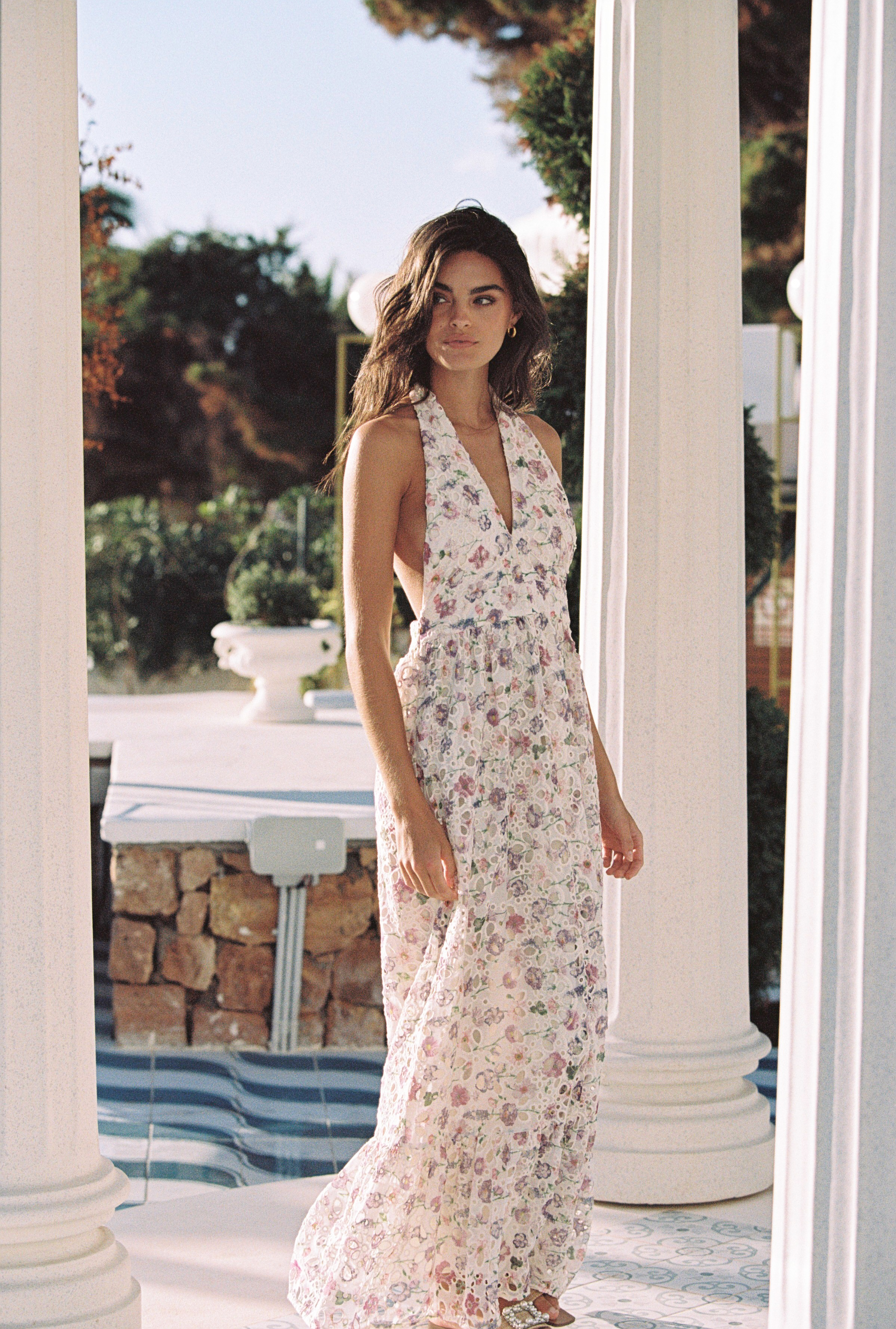 Tulip Maxi Dress French Floral