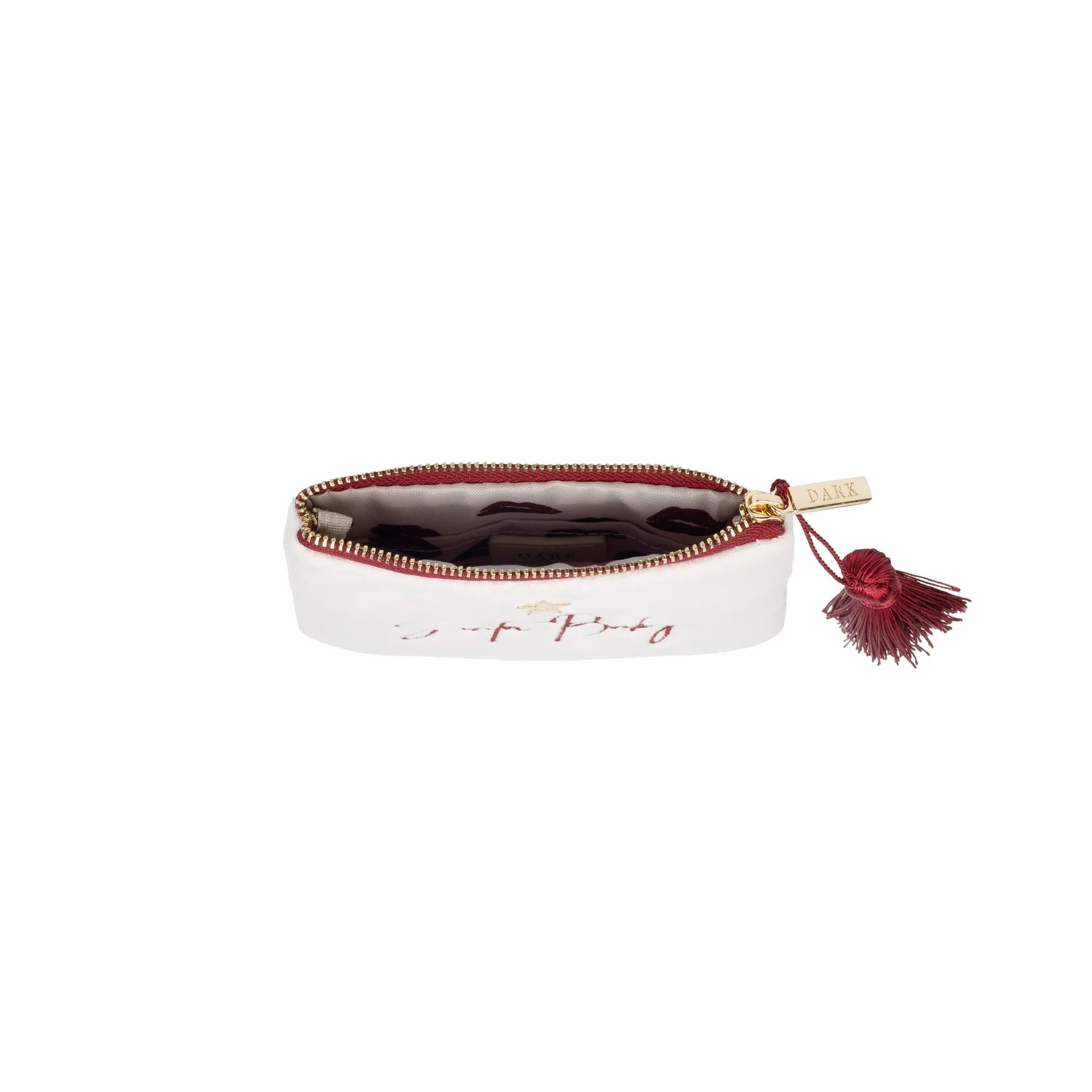 Velvet Mini Pouch Santa Baby