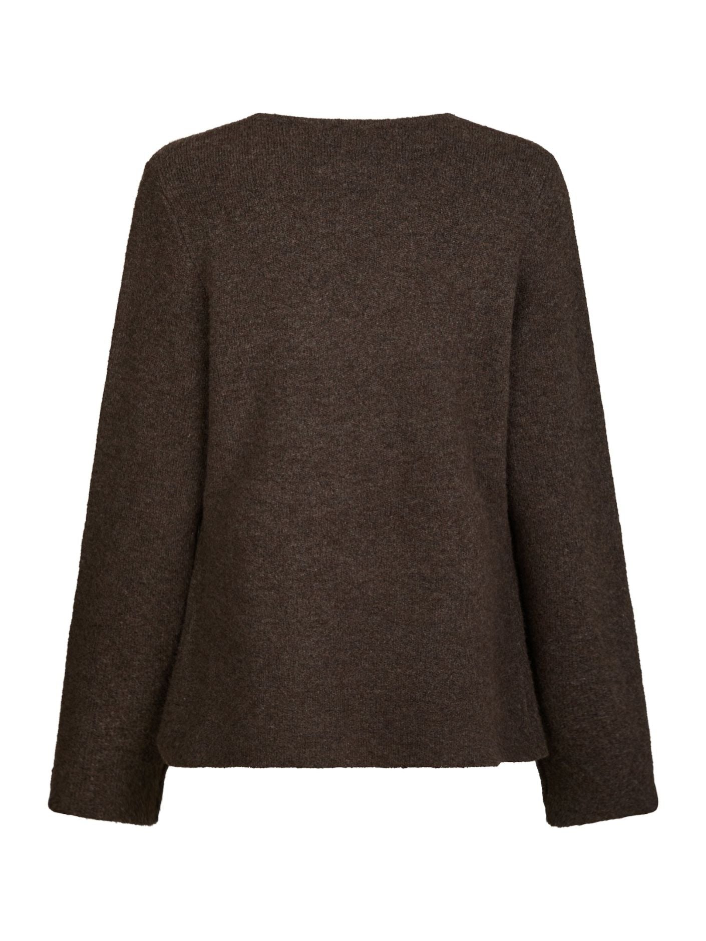 Marie Louise Knit Cardigan Brown Melange