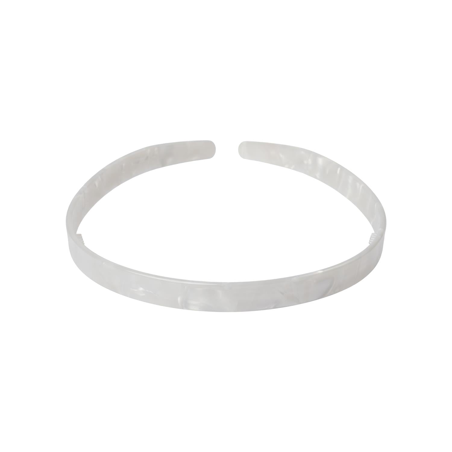 Plain Hair Band Thin Off White