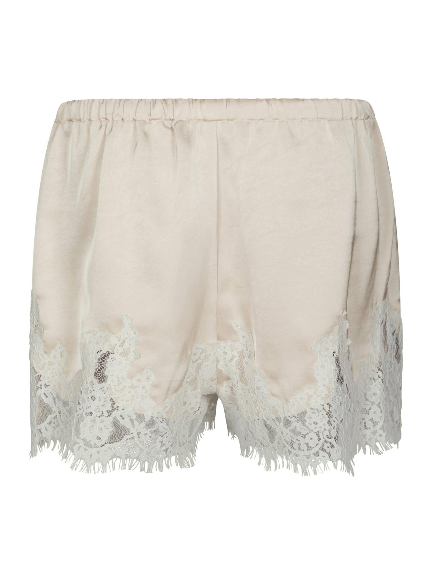 Siena Lace Shorts Champagne