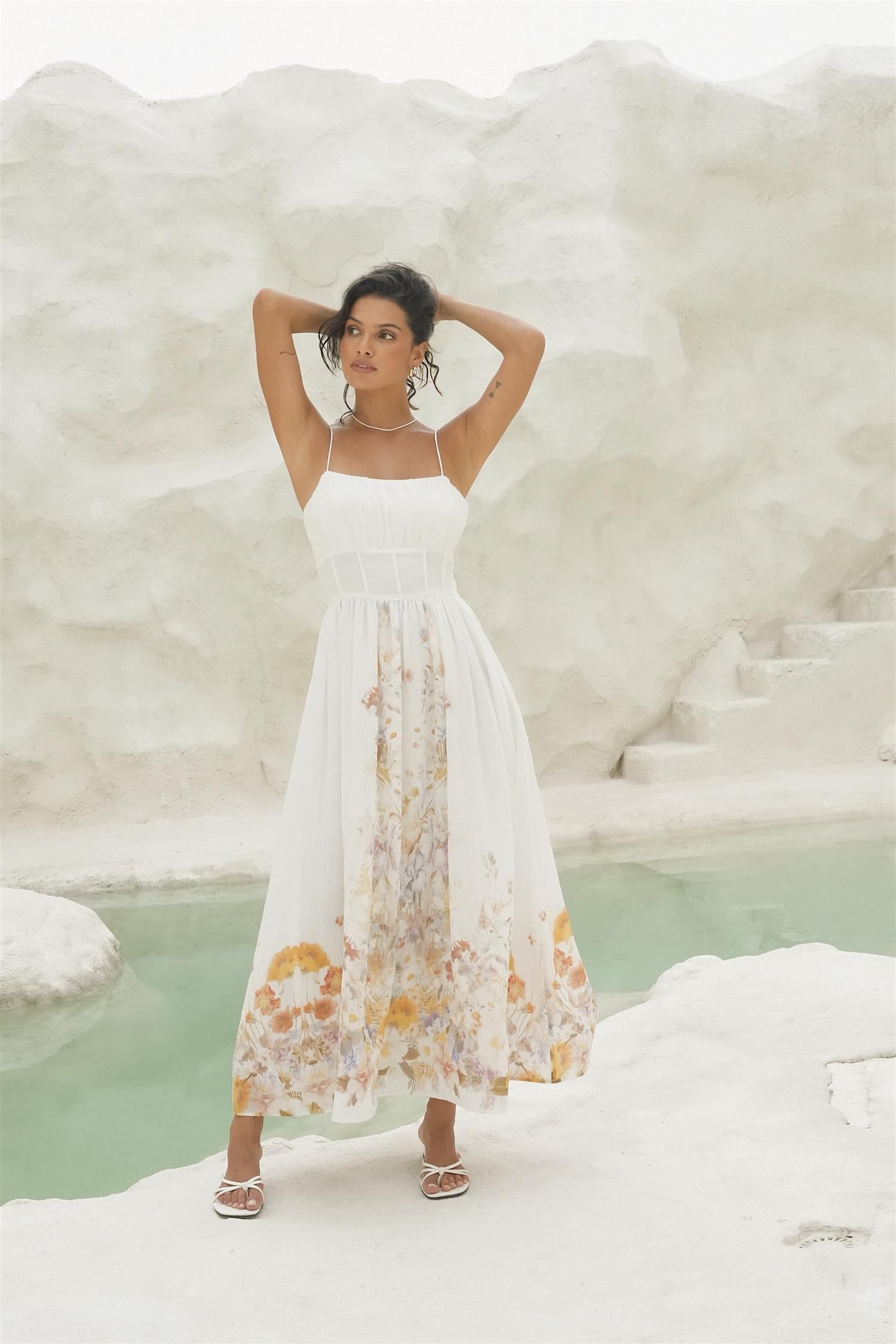 Bernadotte Midi Kjole Misty Garden