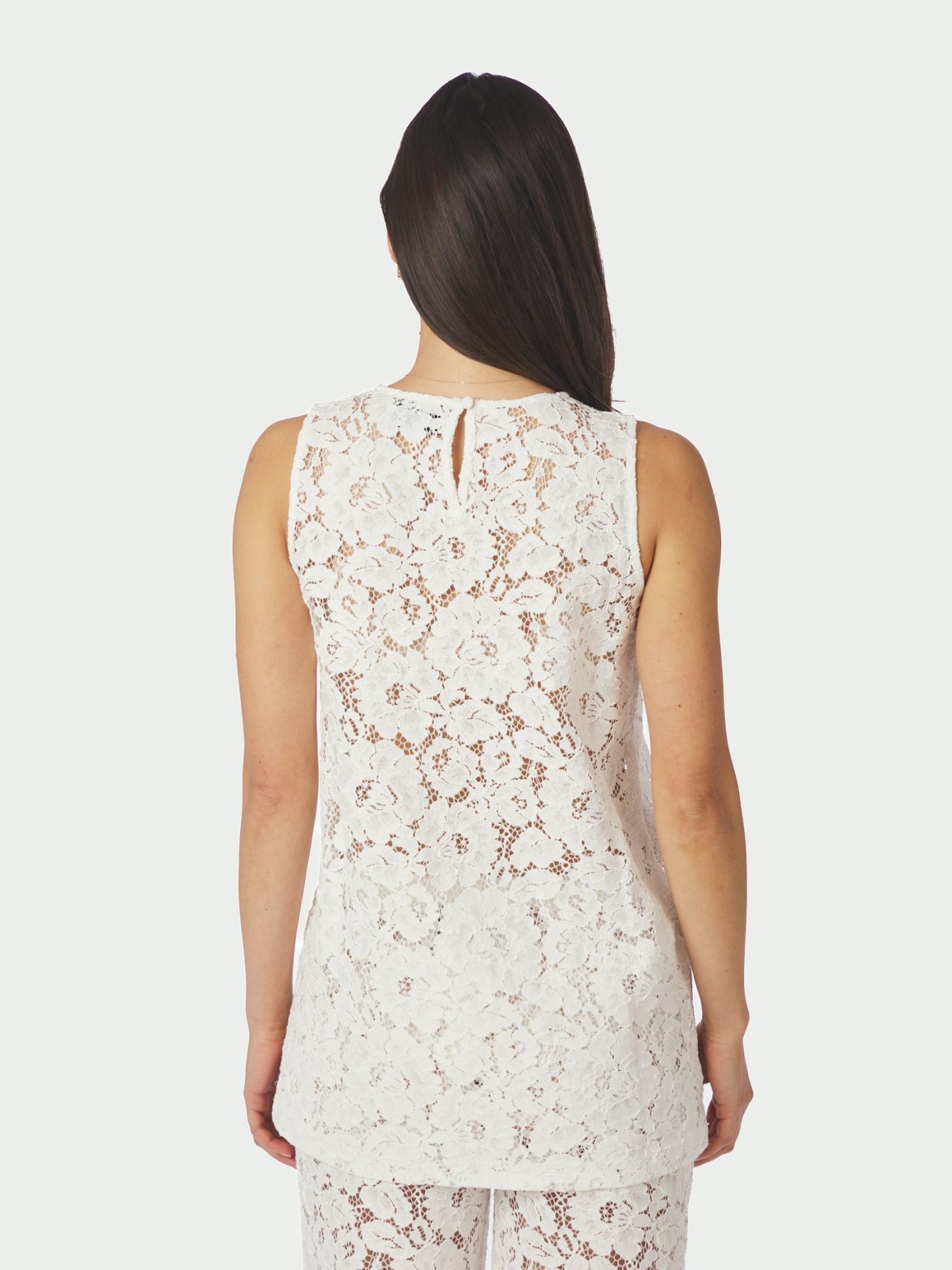 Vivien Lace Top Off White