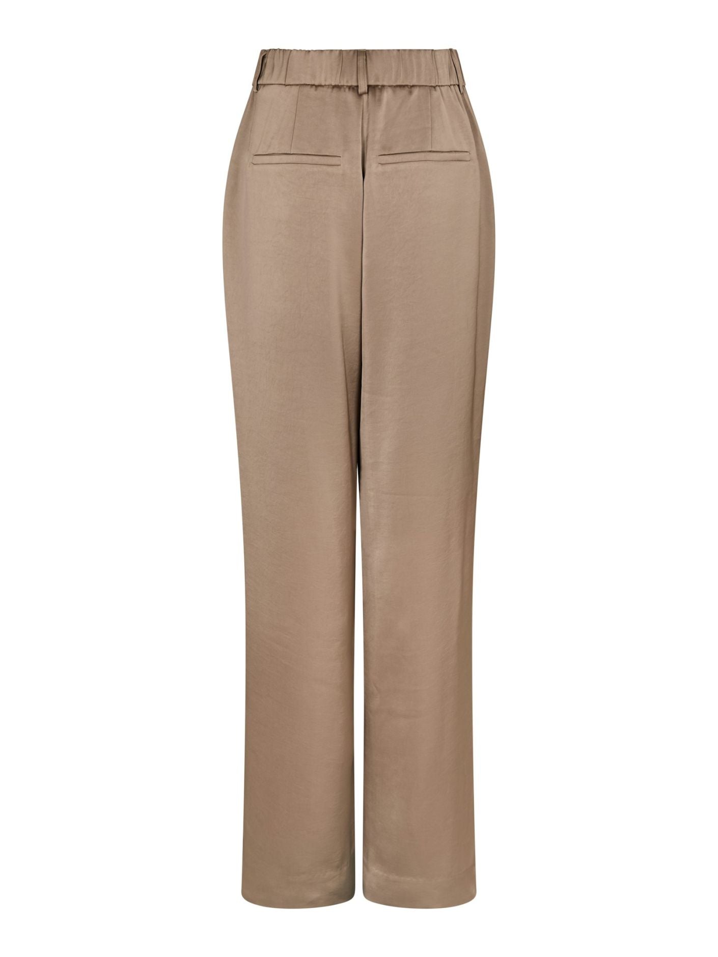 Emmett Heavy Sateen Pants Dark Taupe