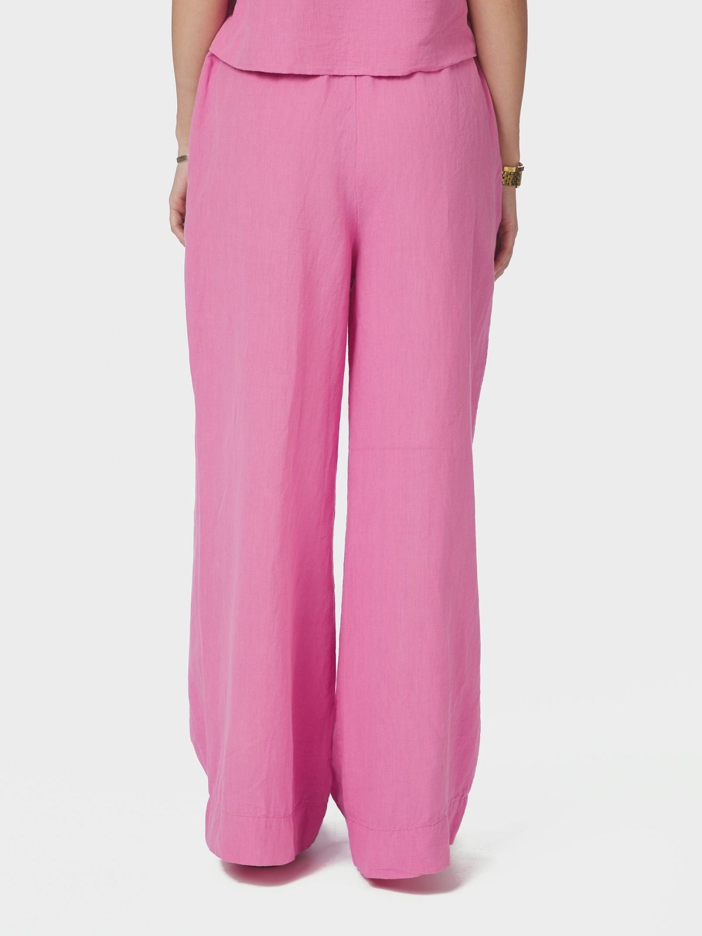 Heifa Linen Pants Pink