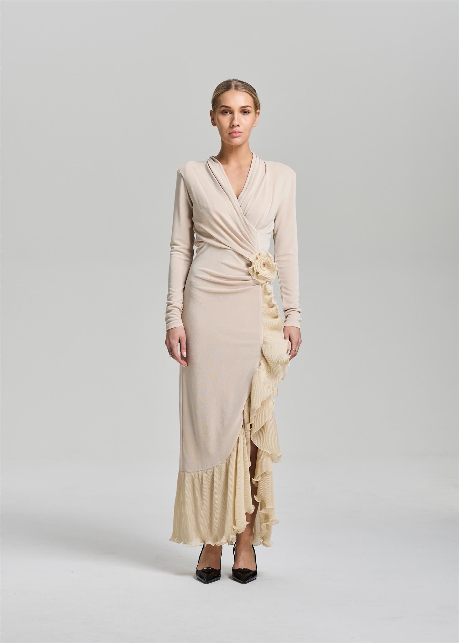 Dion Dress Pearled Ivory