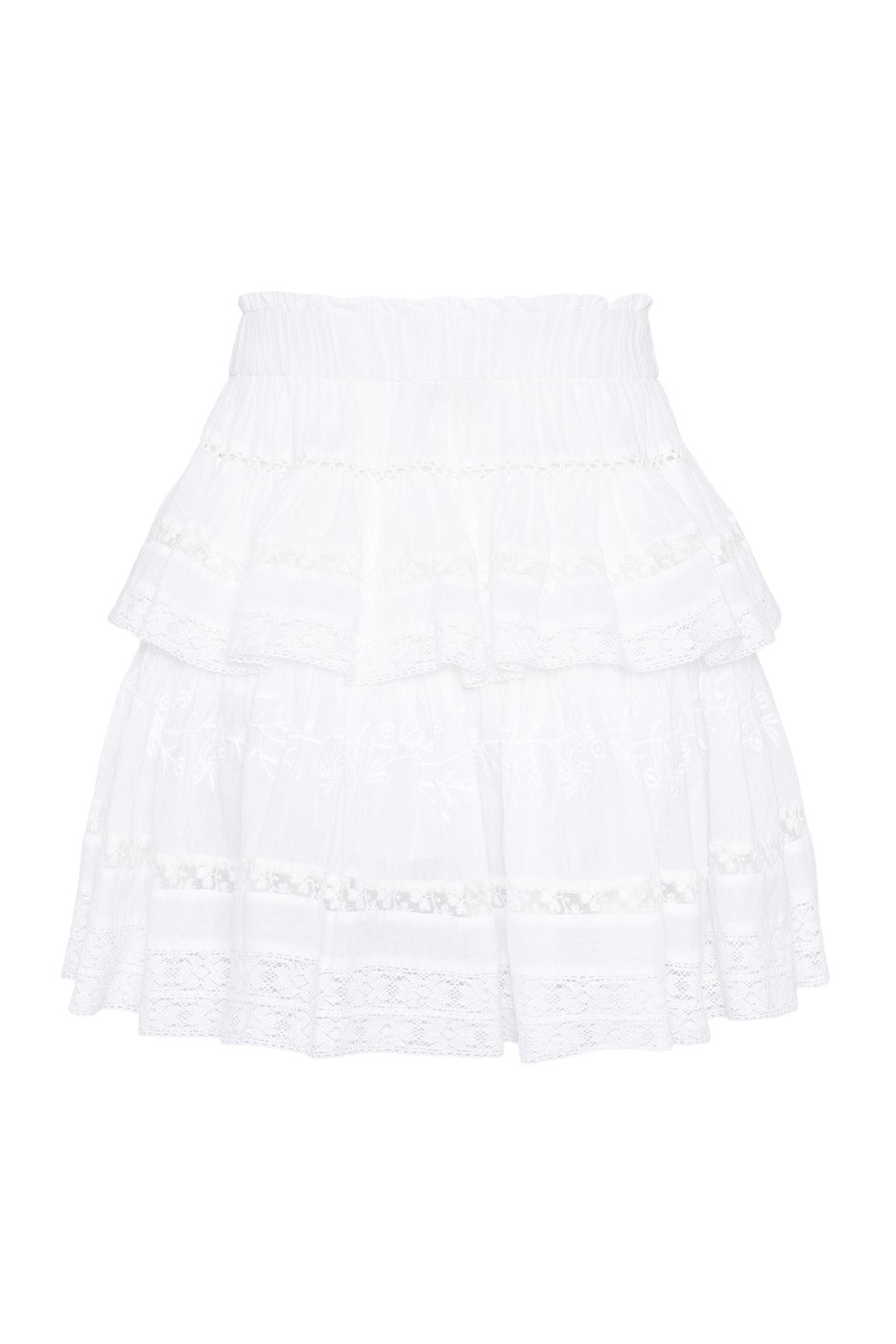 Siona Mini Skirt White