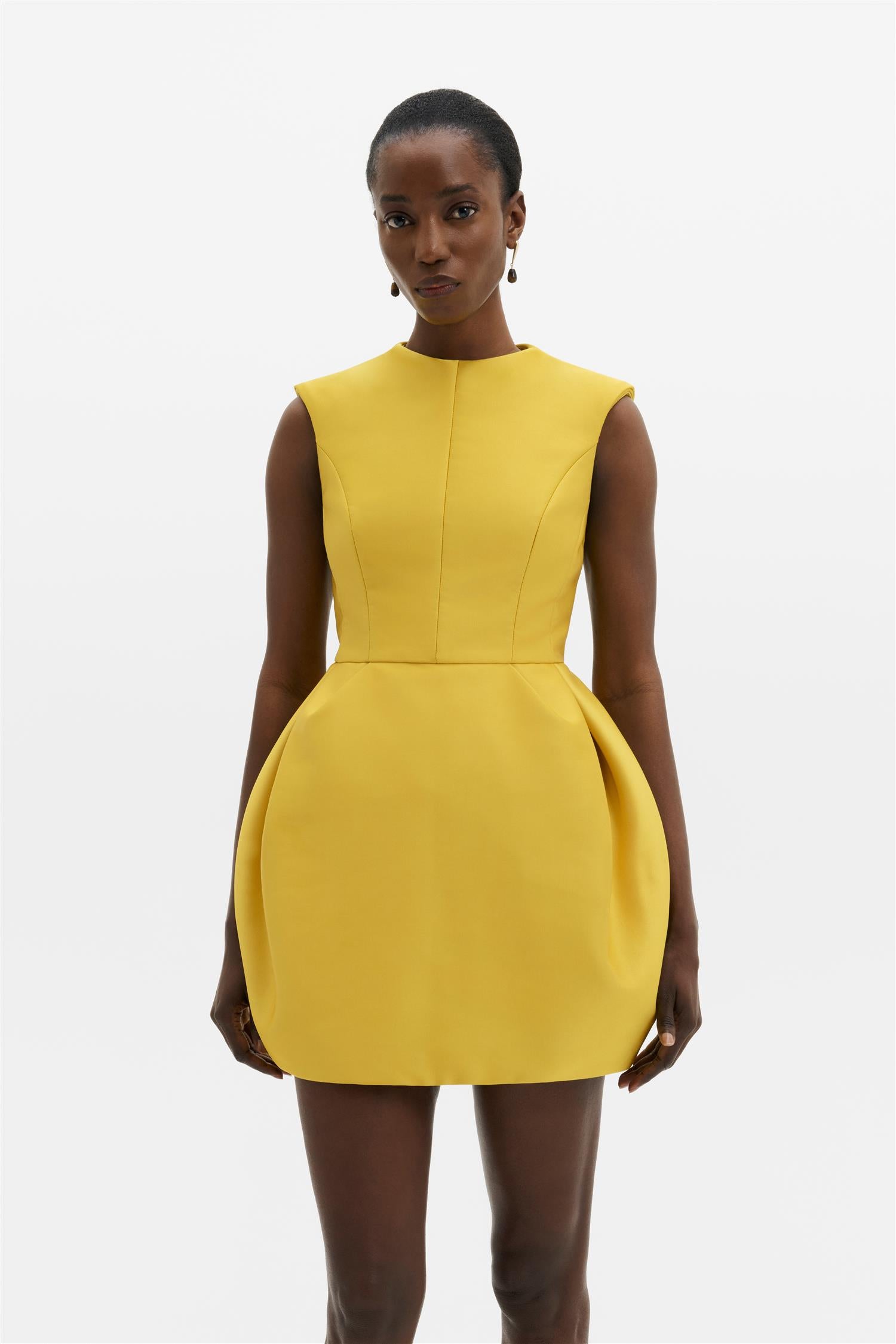 Debra Sleeveless Sculptural Mini Dress Mango