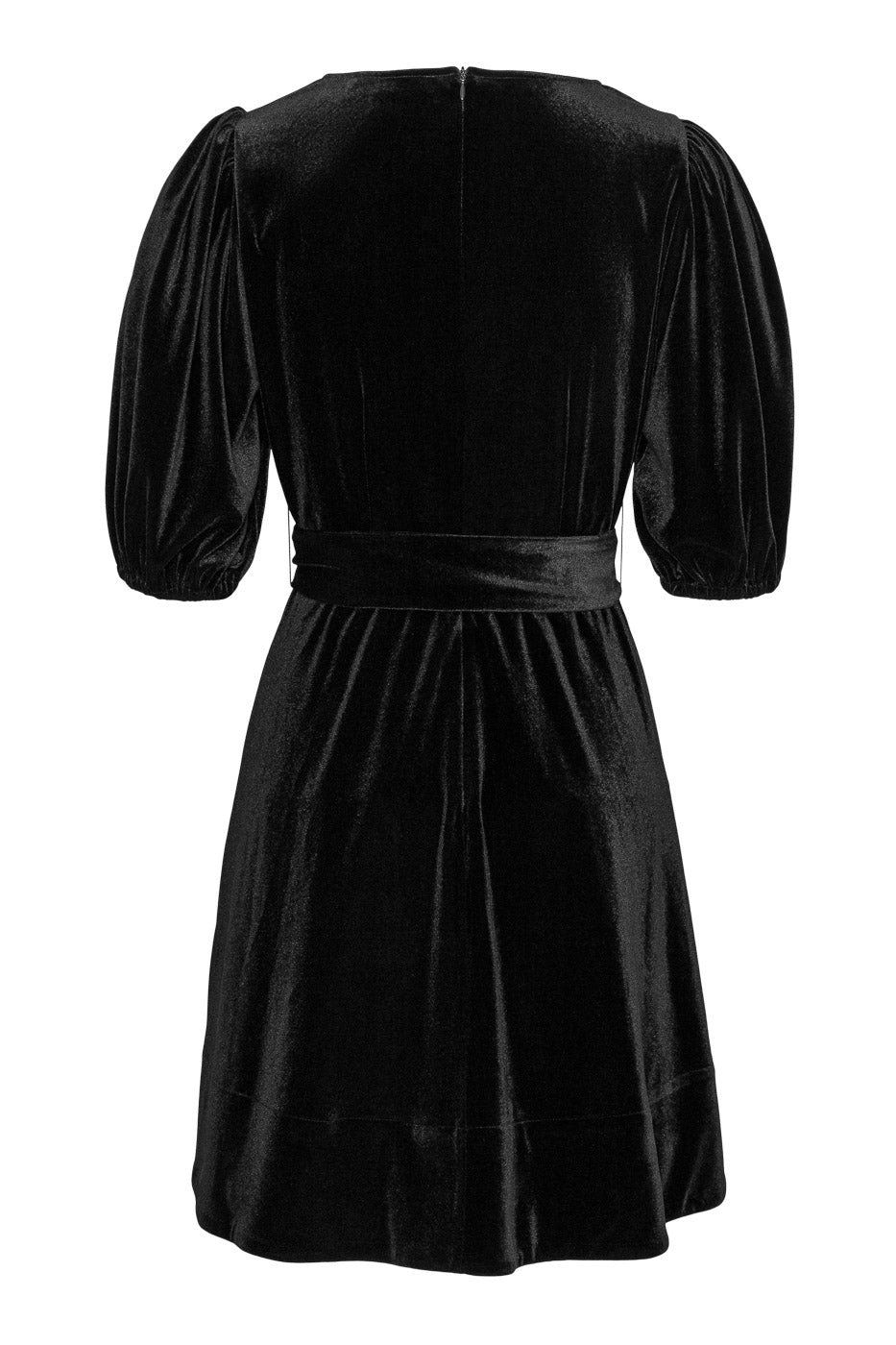 Benadotte Dress Black Velvet