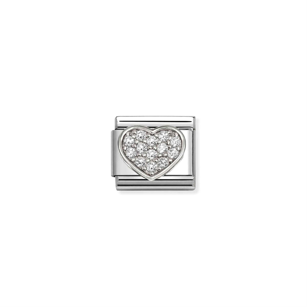 Cubic Zirconia Heart Rich
