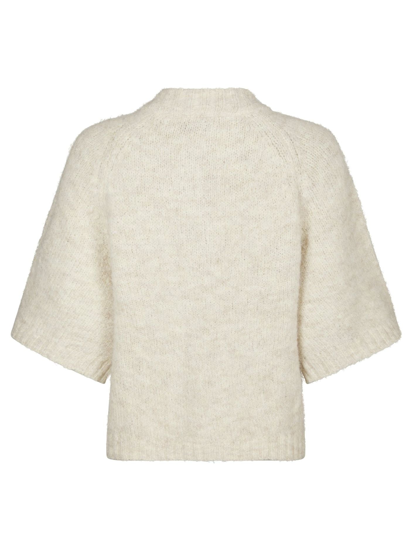 Benuta Fluffy Knit Cardigan Ivory
