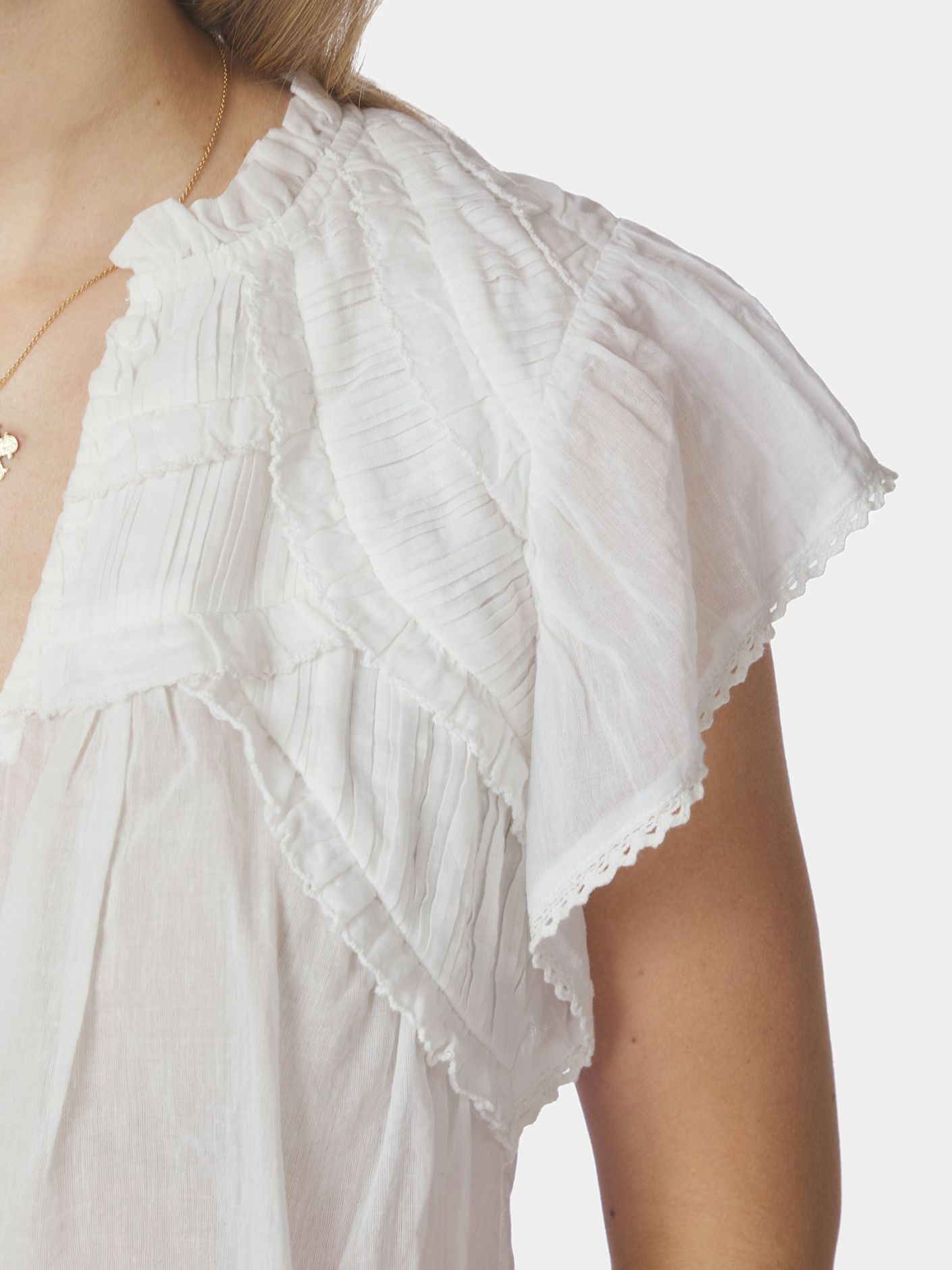 Fayler S Voile Top White