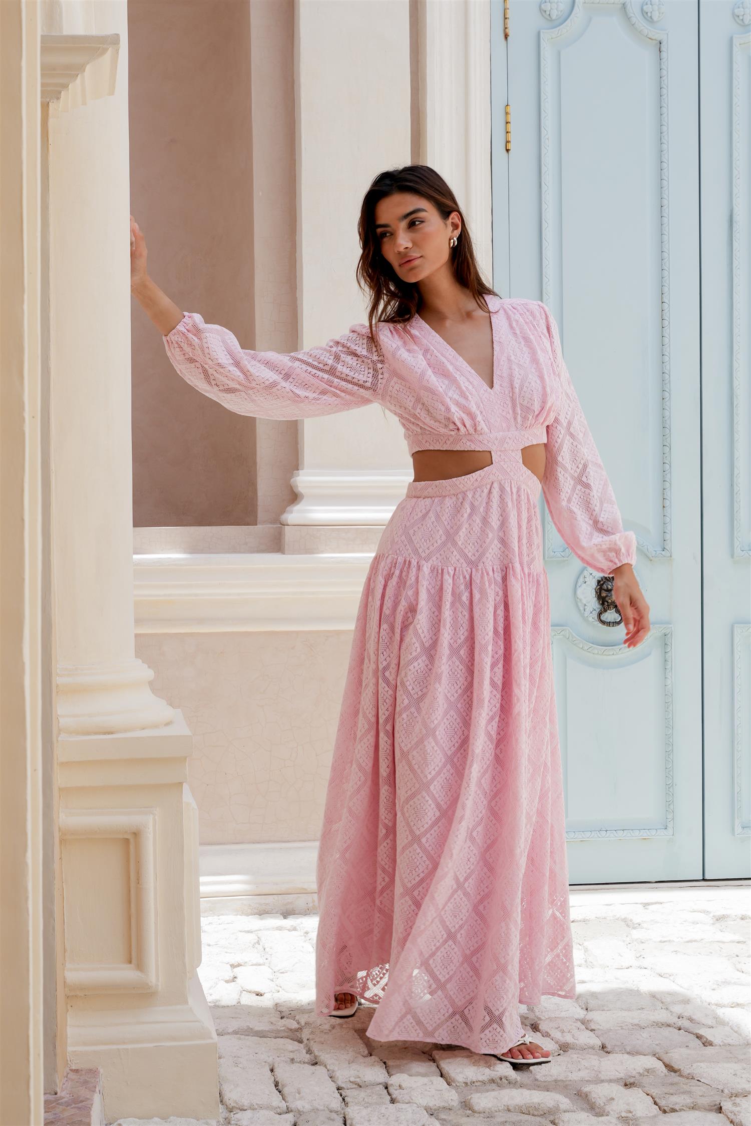 Palermo Maxi Dress Light Pink