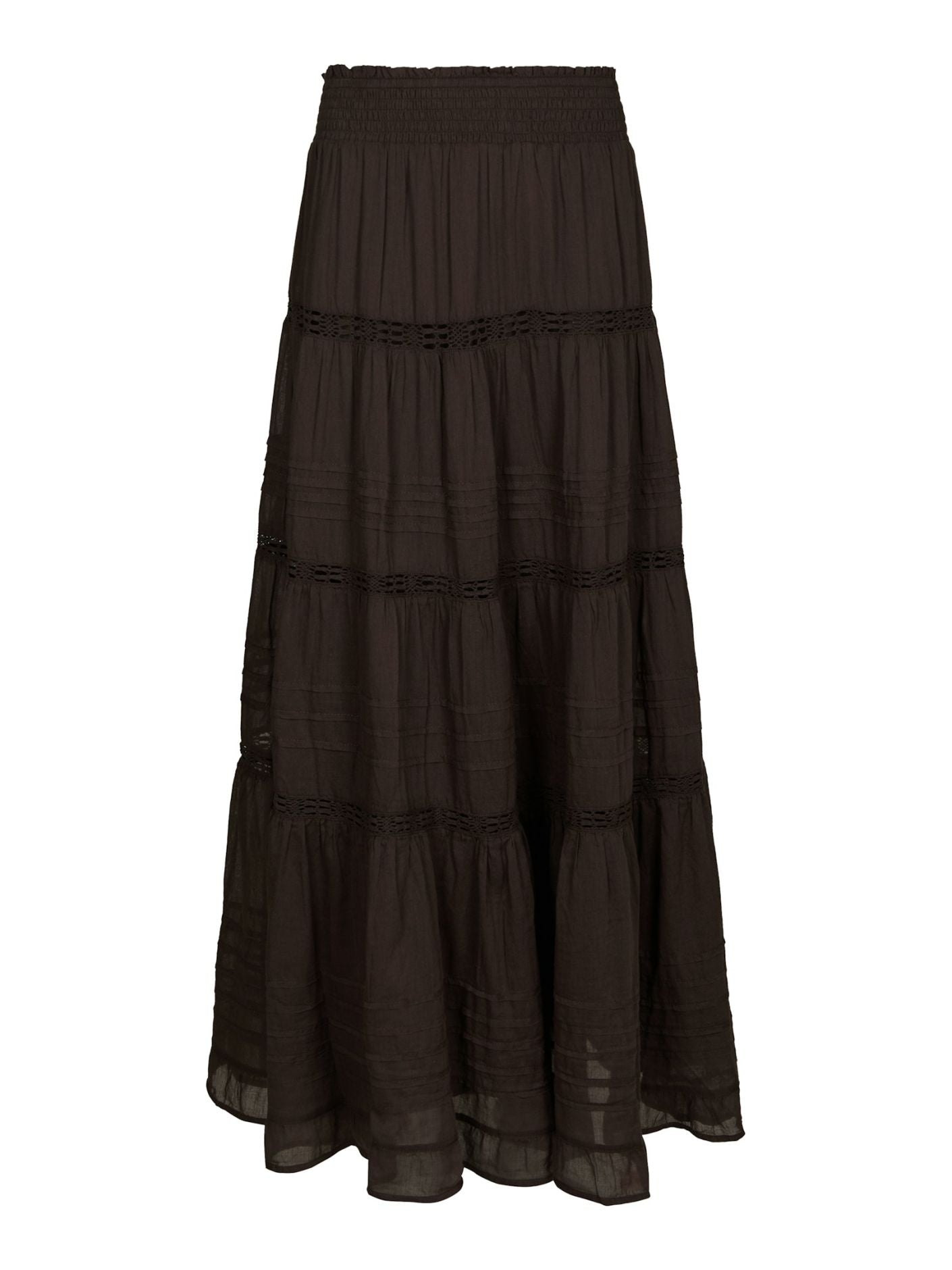 Felicia S Voile Skirt Dark Brown