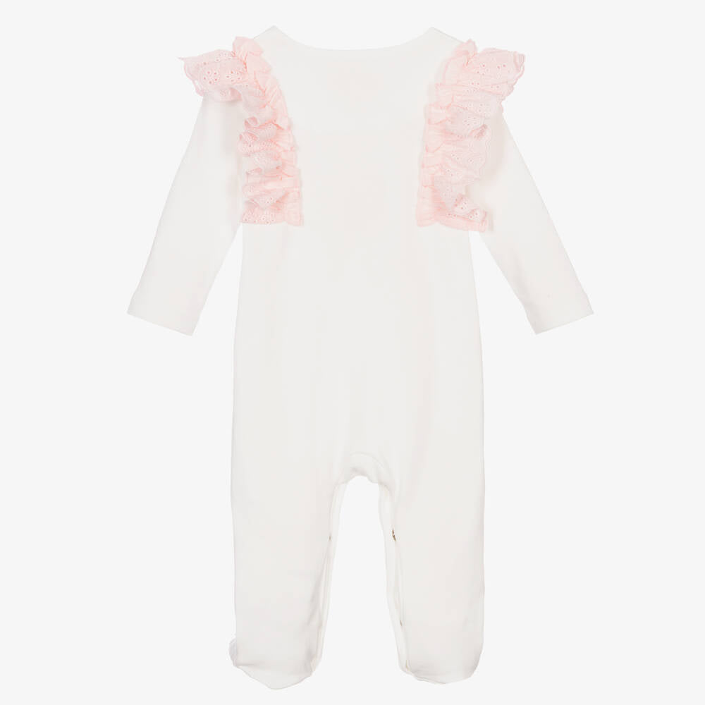 Diamonte Babygrow Ivory