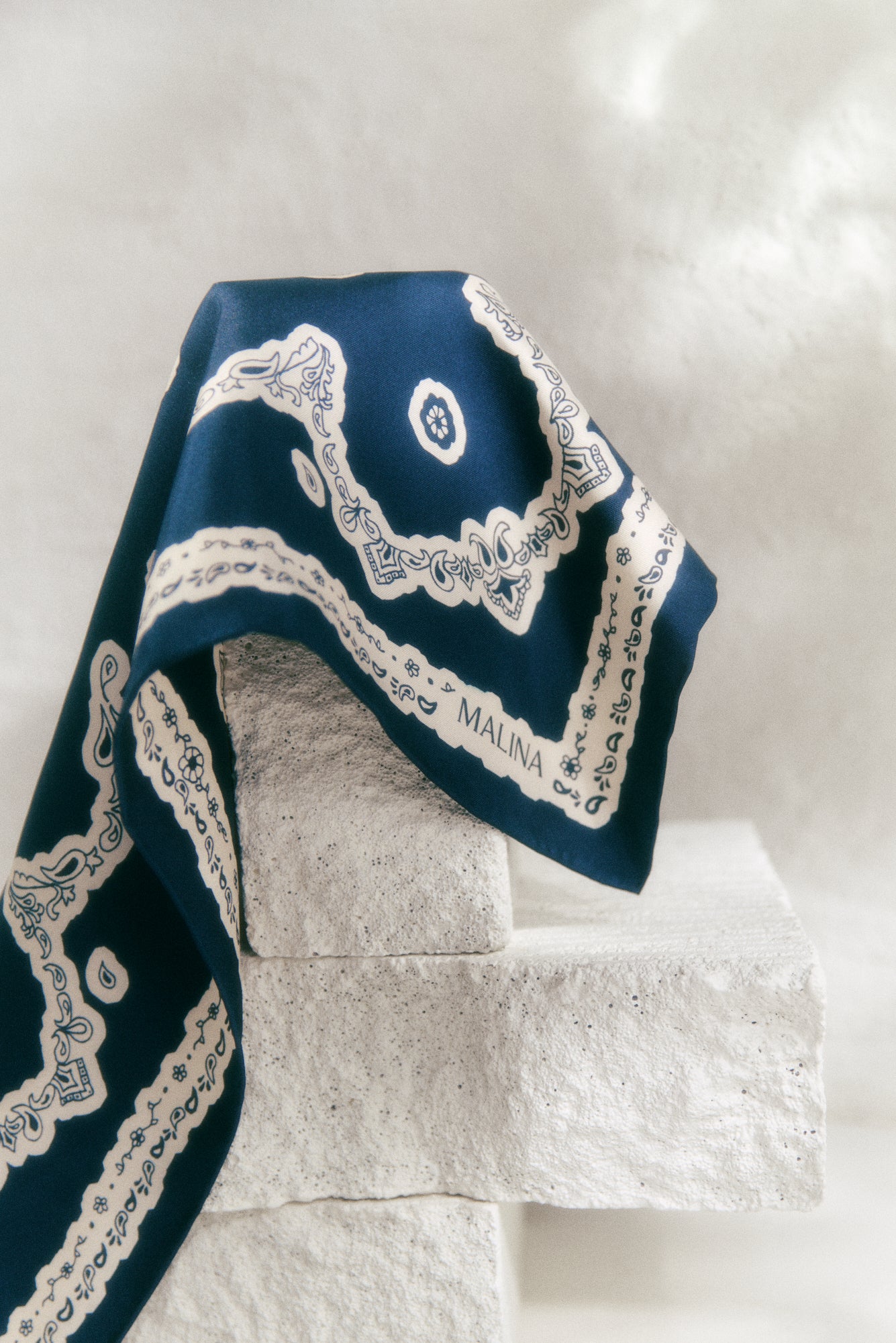 Silk Twill Scarf Bandana