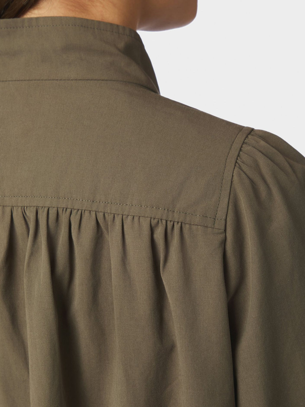 Tirsa Twill Jacket Dark Brown