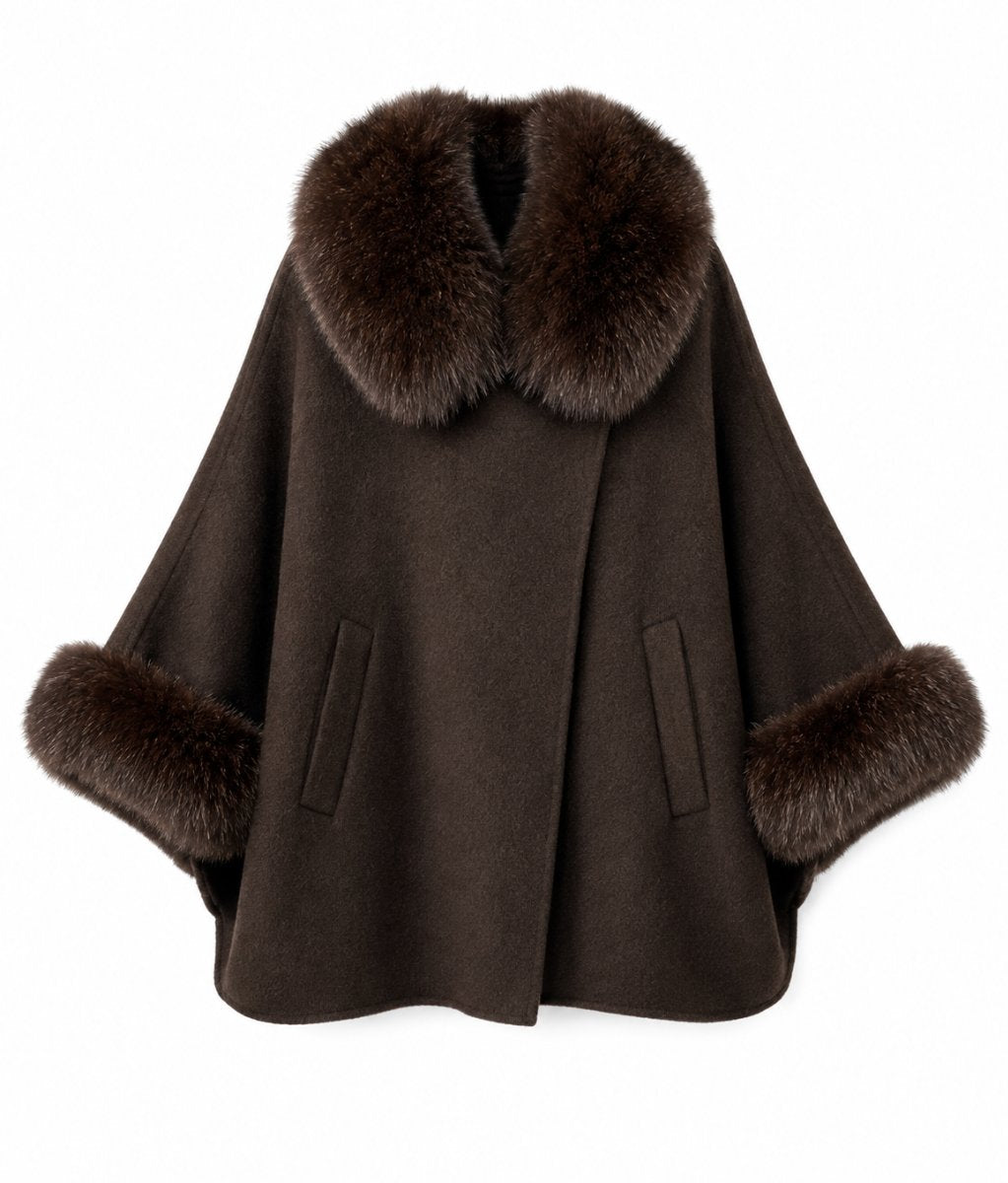 Wool Cape Choco