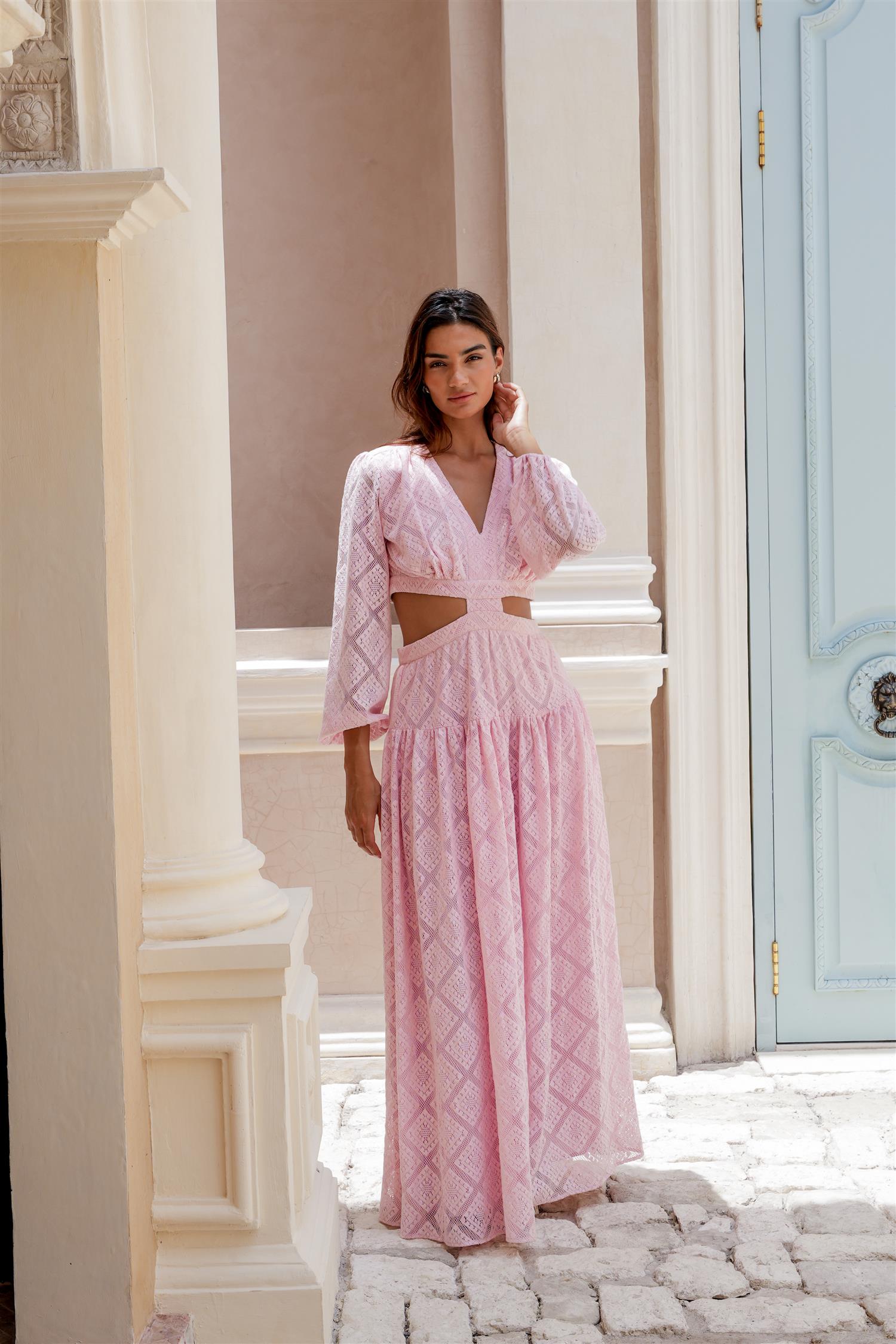 Palermo Maxi Dress Light Pink