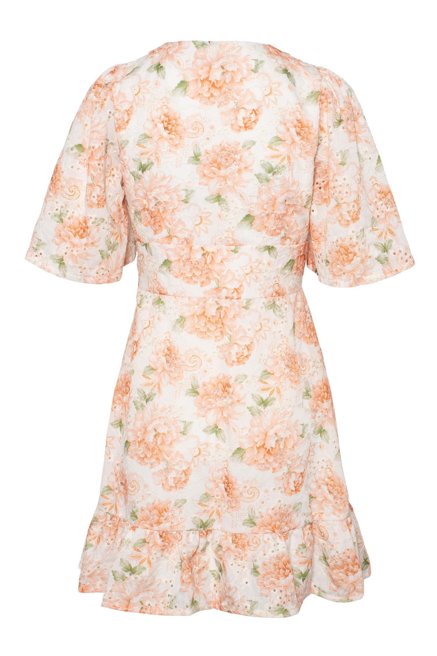 Celina Minikjole Peony Pop Orange