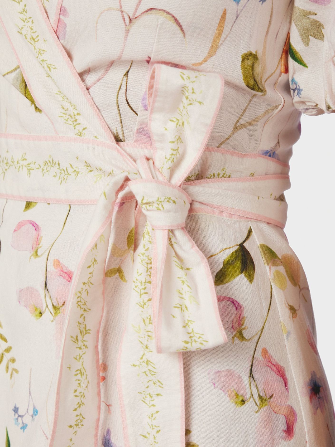 Clarine Flower Dress Off White