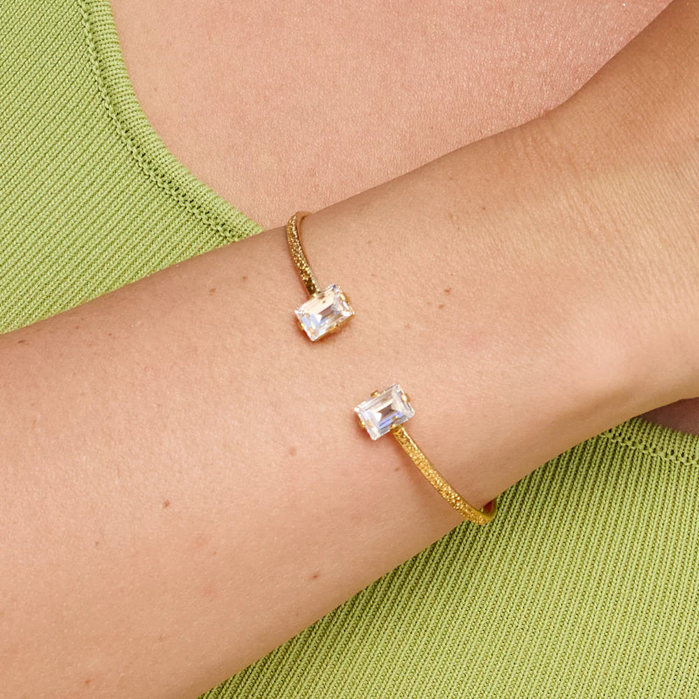 Diora Stud Bracelet Gold Crystal