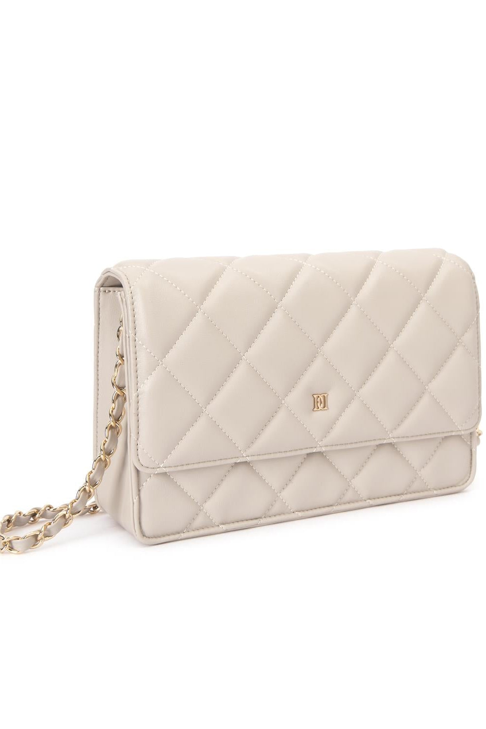 Leather Quilted Bag Sand