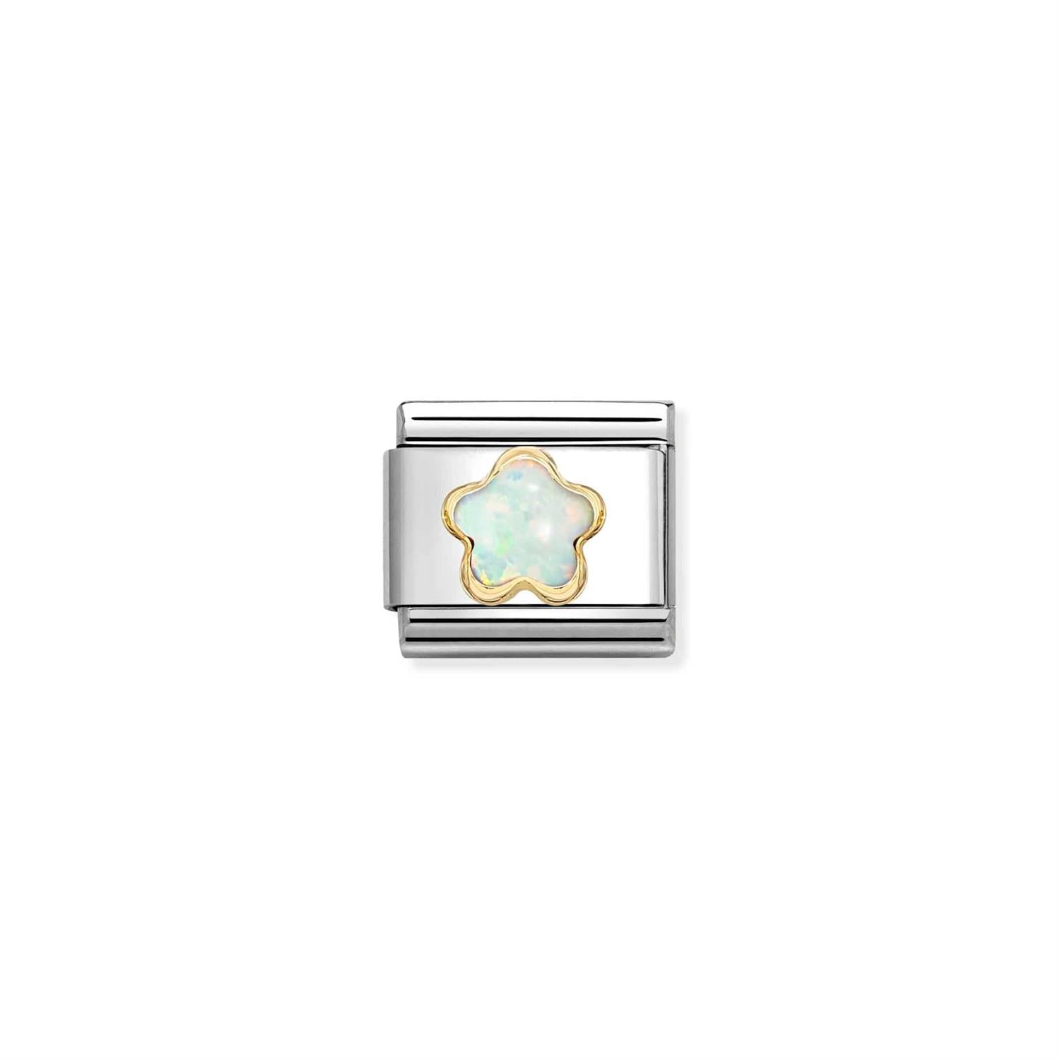 Flower Stones White Opal
