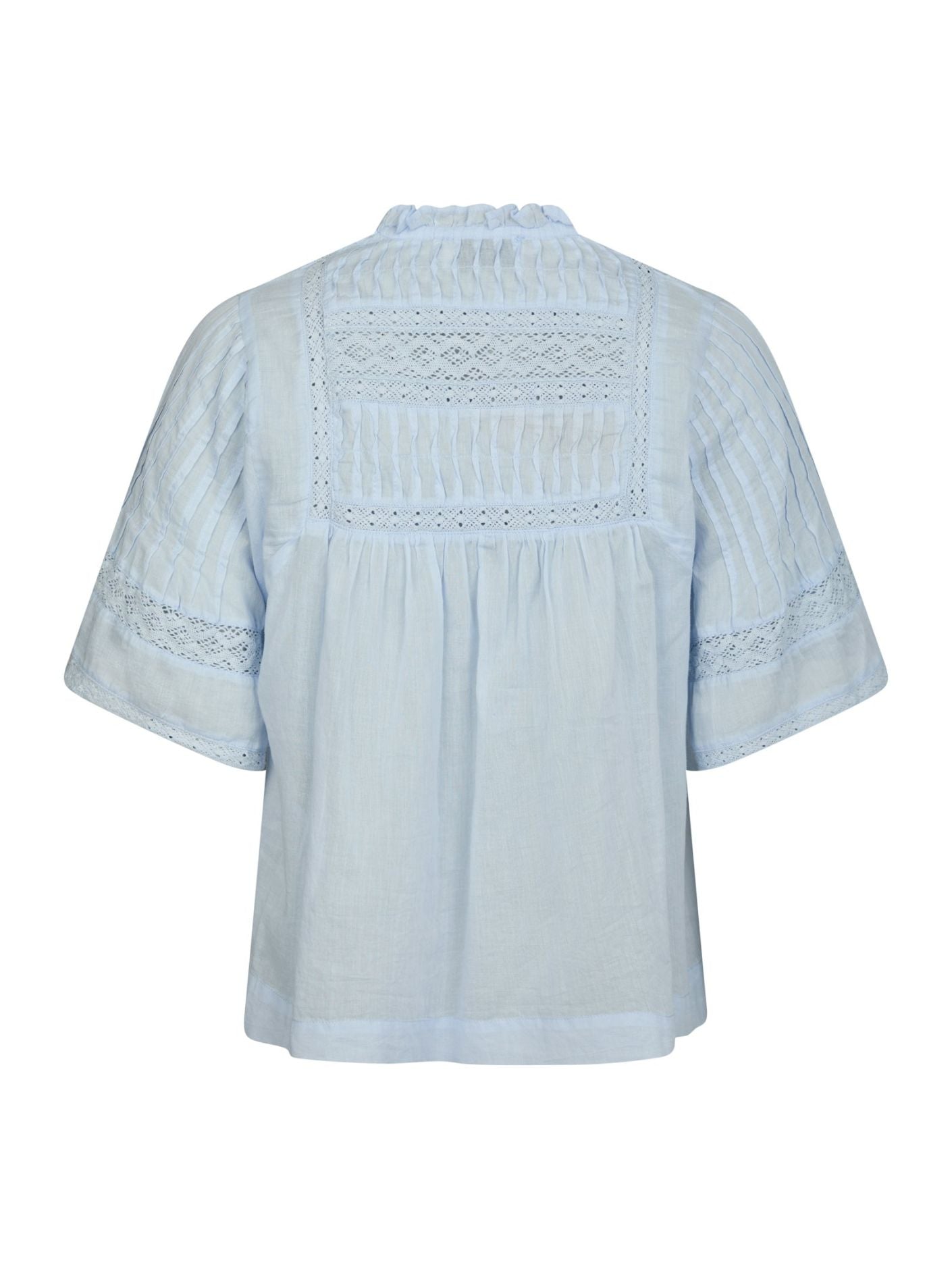 Siama S Voile Blouse Light Blue