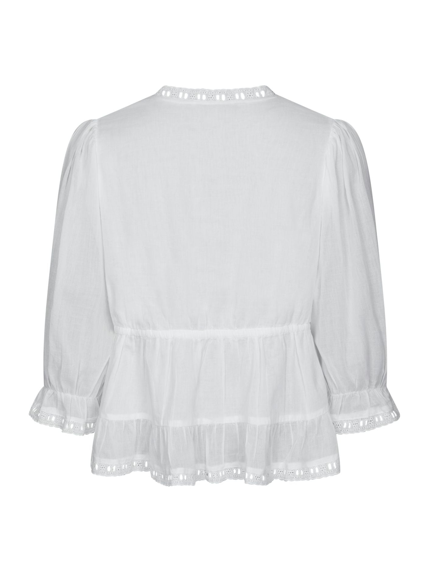 Adelia S Voile Blouse White