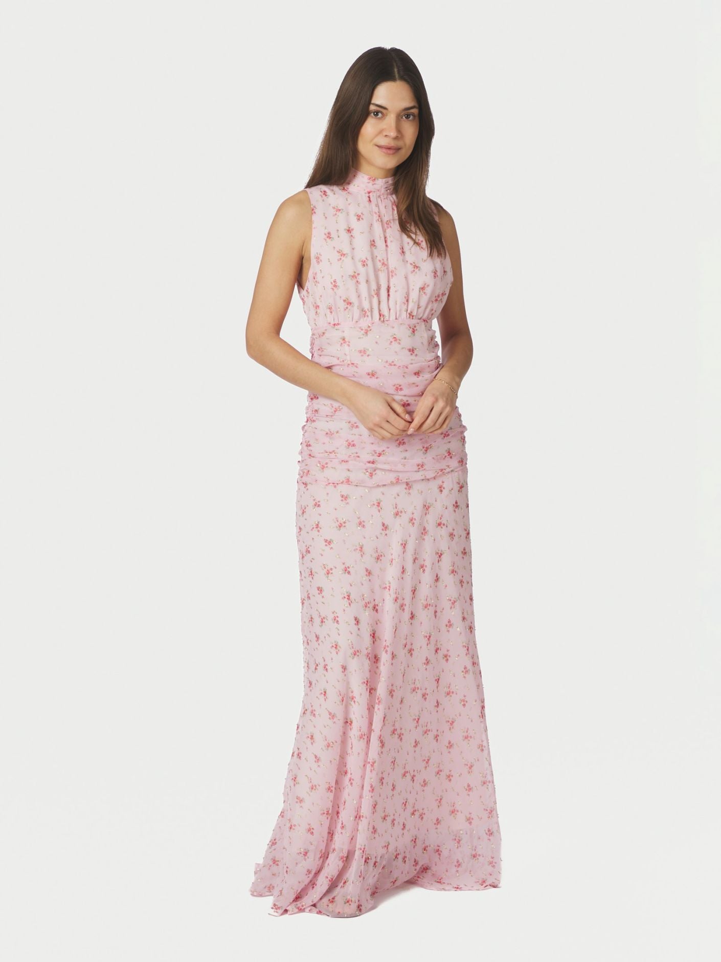 Dori Print Dress Rose