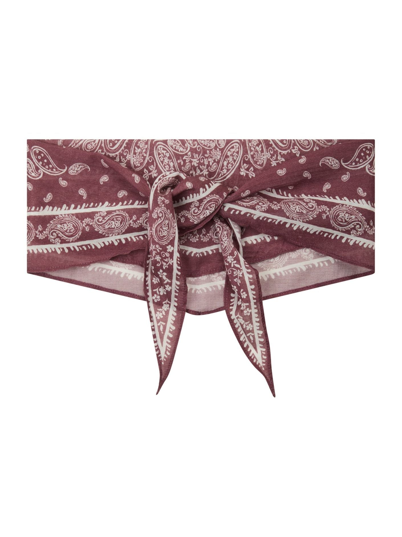 Kinessa Paisley Scarf Dark Rose