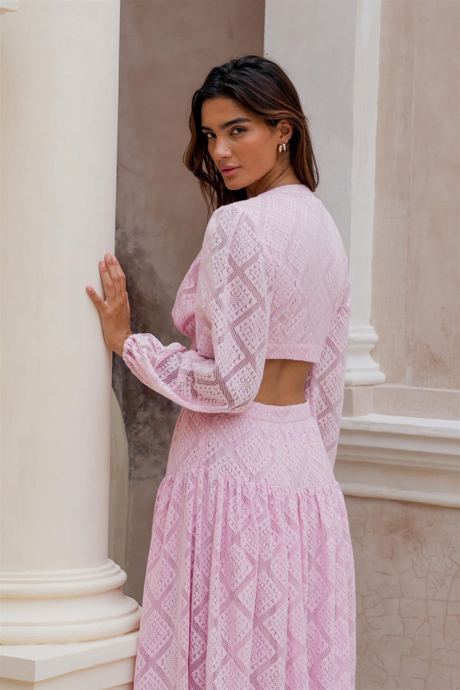 Palermo Maxi Dress Light Pink