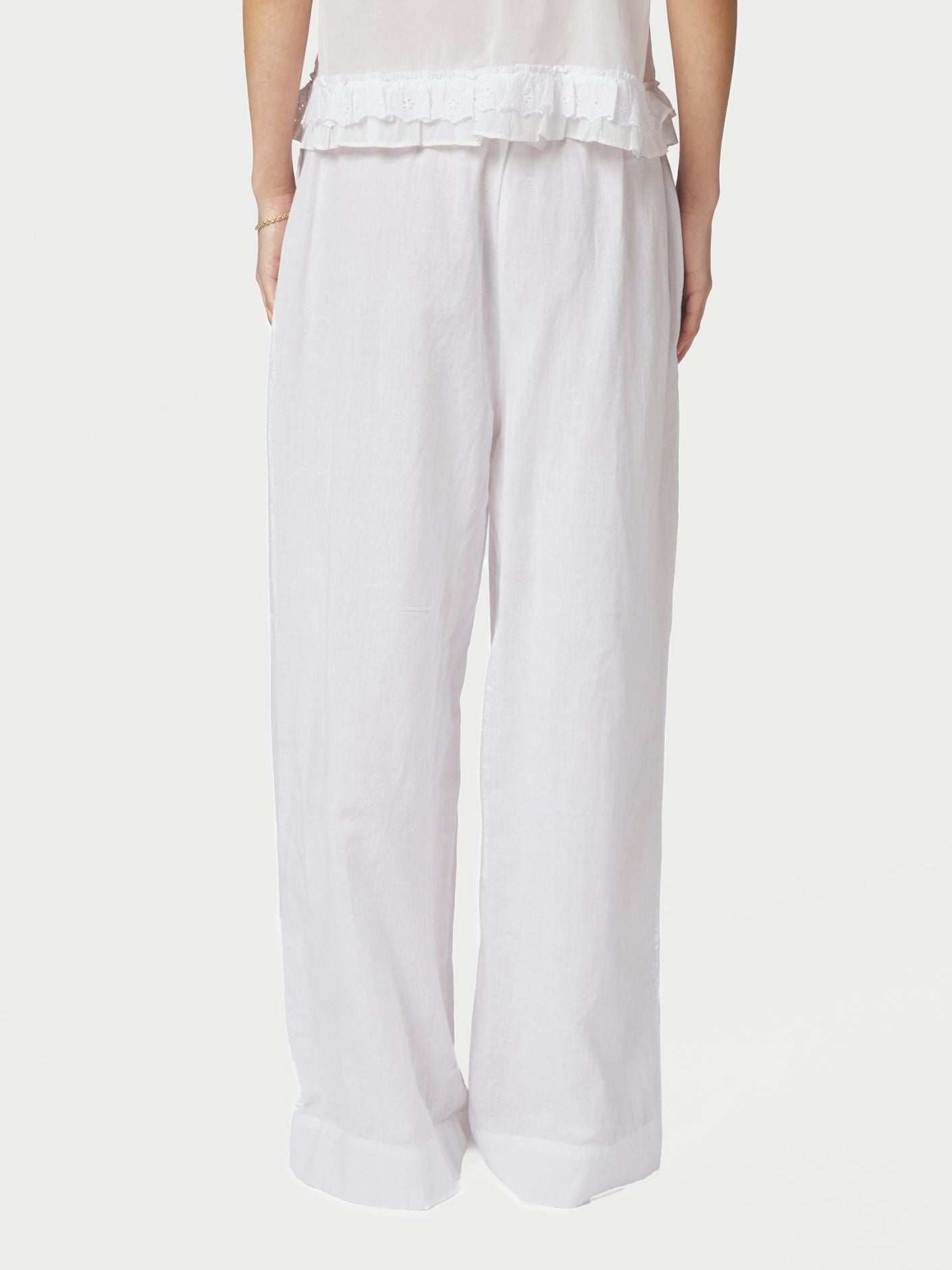 Heifa Linen Pants White