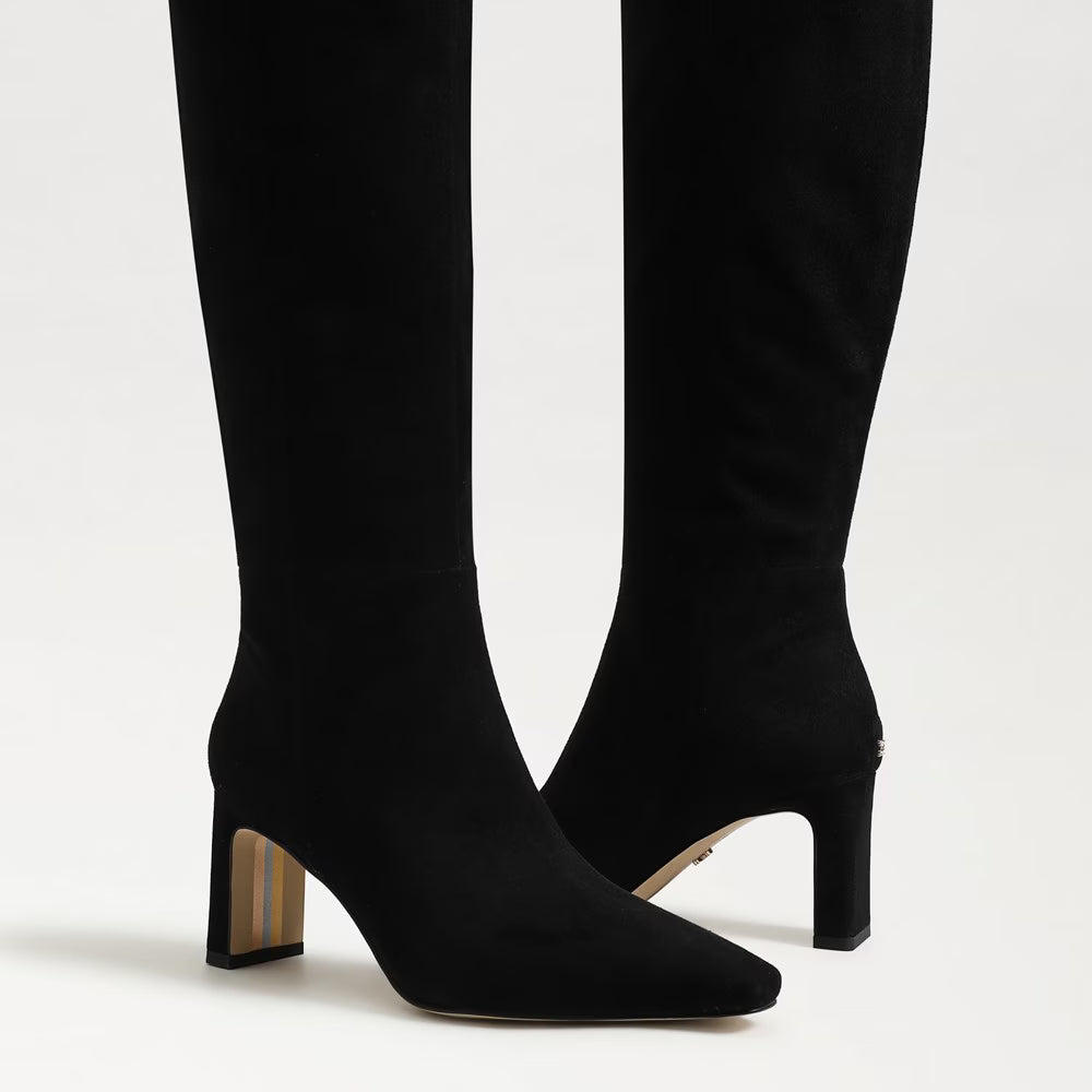 Sylvia Black Suede