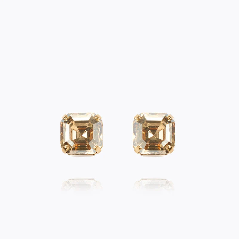 Eve Stud Earrings Gold Golden Shadow