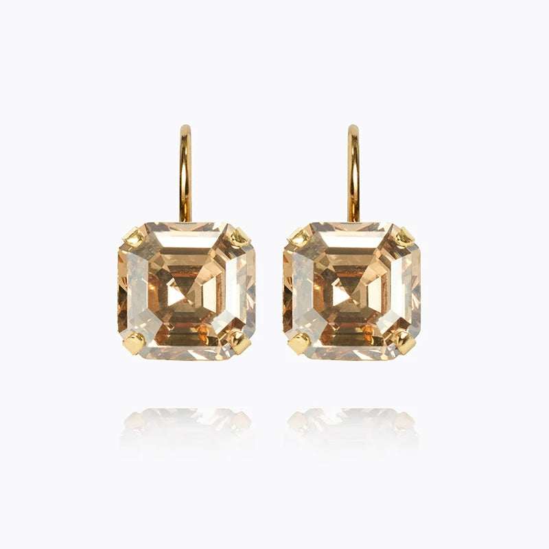Eve Clasp Earrings Gold Golden Shadow