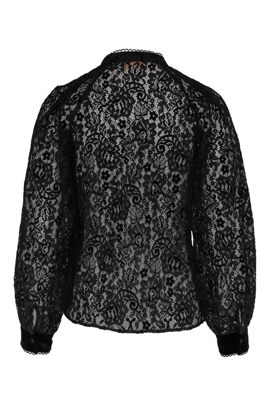 Inez Blouse Black Lace