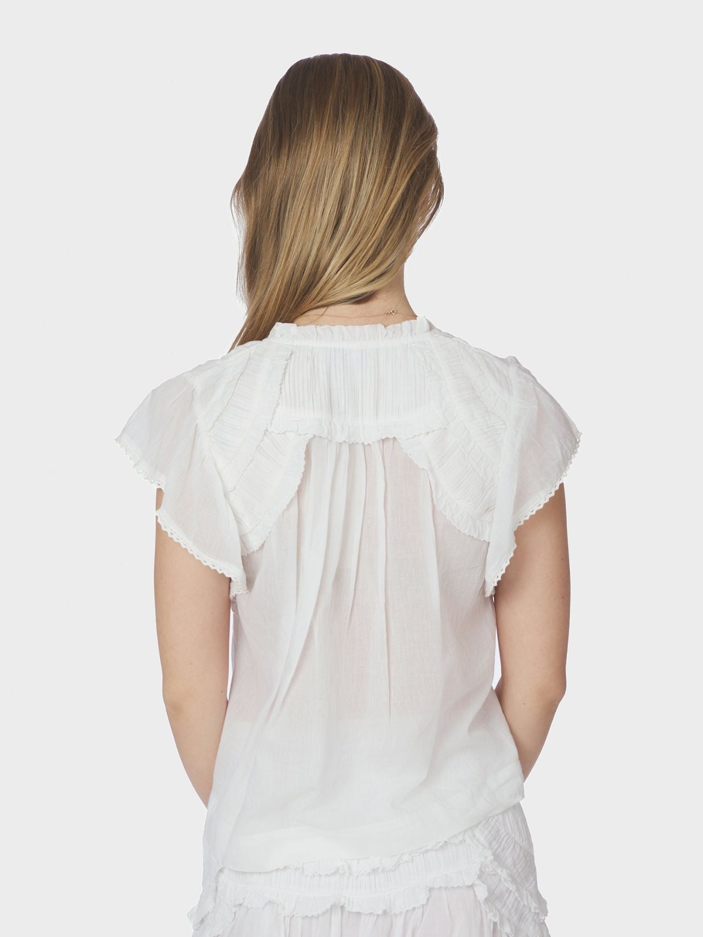 Fayler S Voile Top White