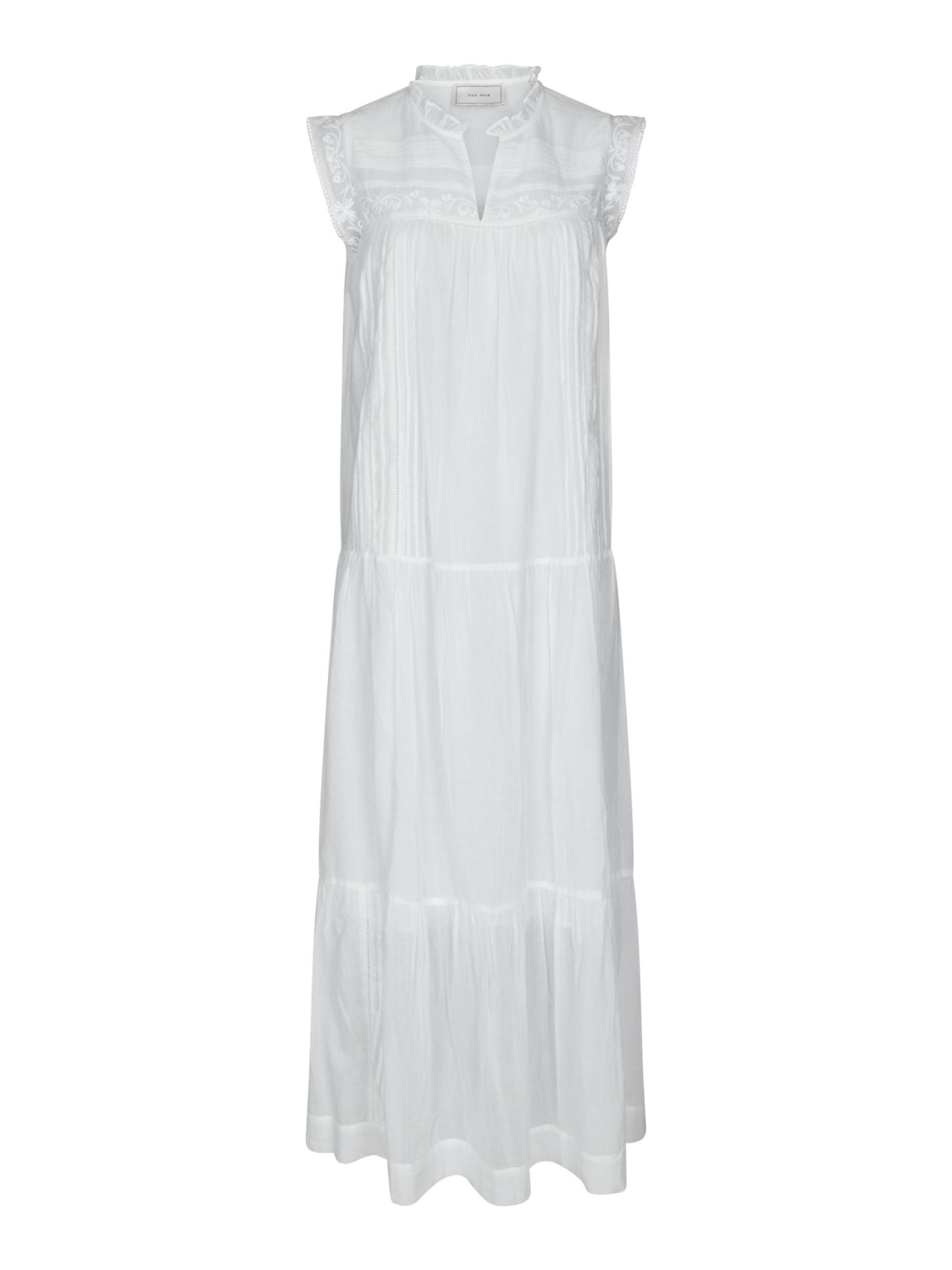 Veana S Voile Maxi Dress White