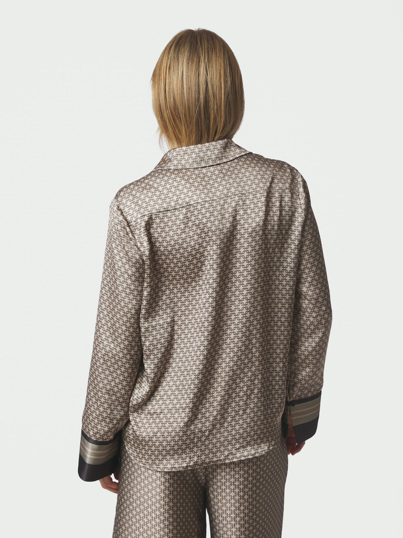 Mistan Pattern Shirt Beige