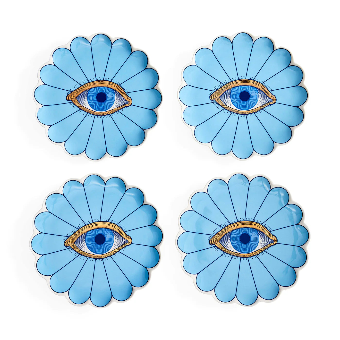 Fleur Canape Plate Set